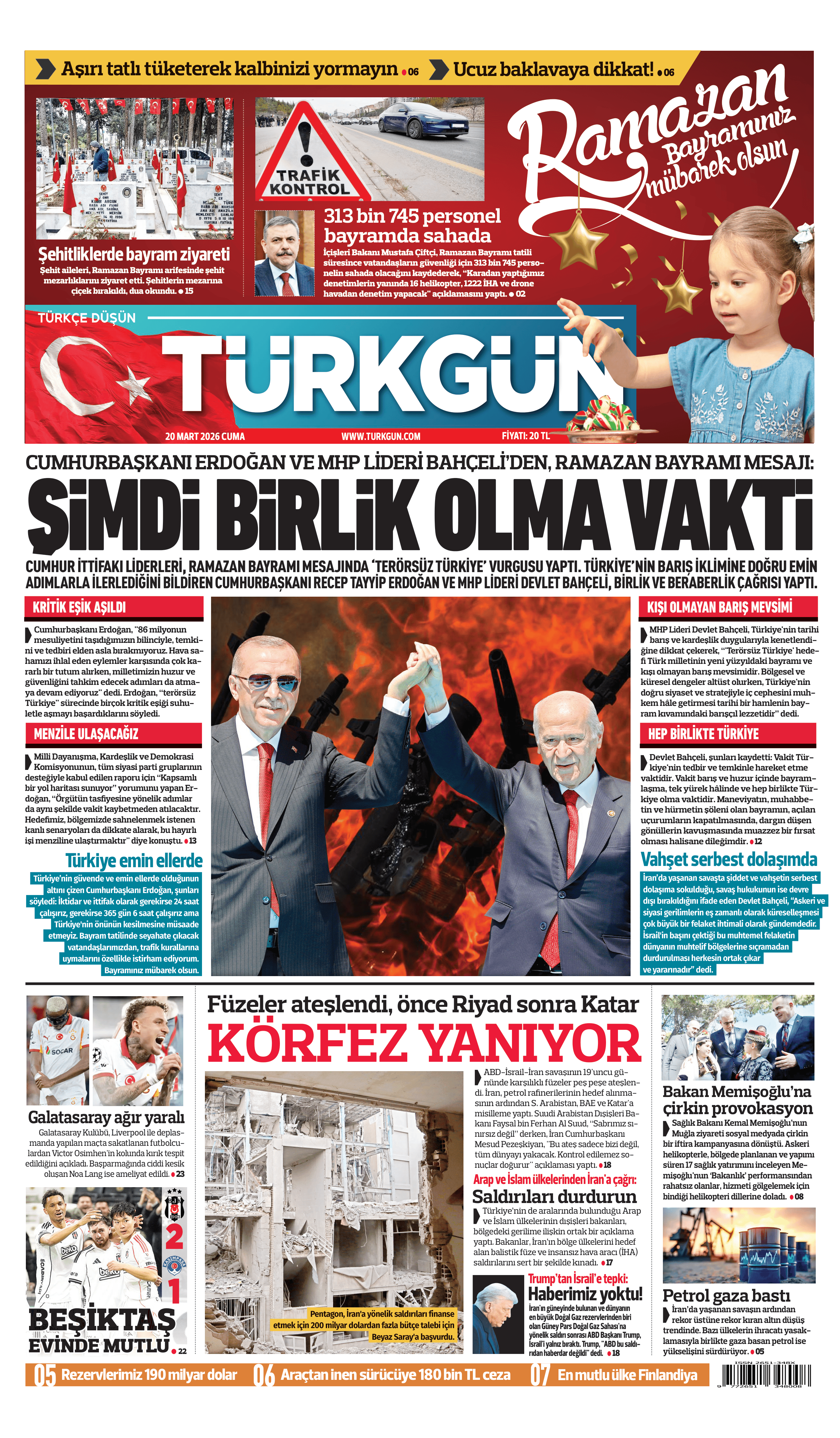 https://www.turkgun.com/Türkgün Gazetesi 20 Mart 2026