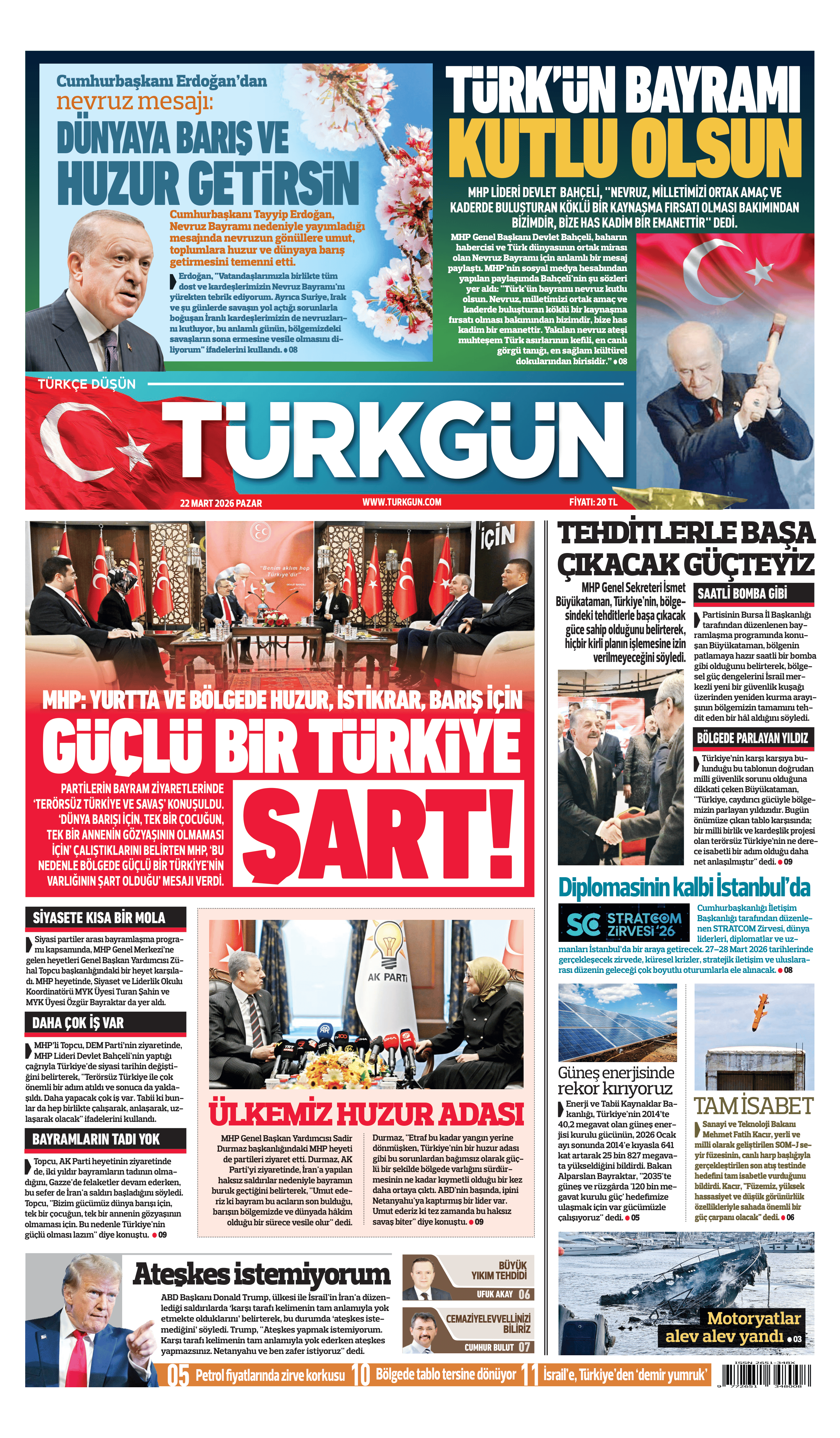 https://www.turkgun.com/Türkgün Gazetesi 22 Mart 2026