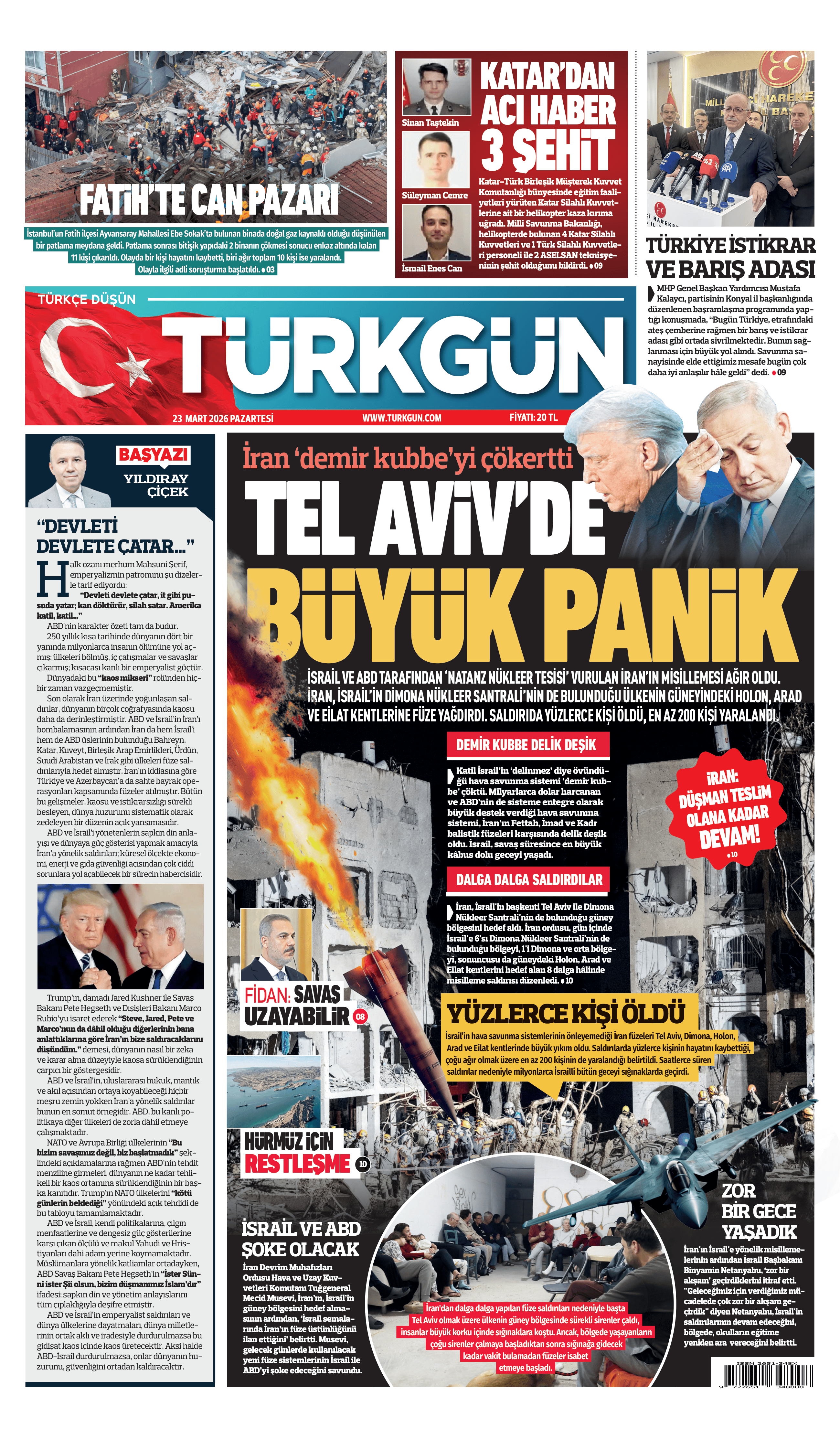 https://www.turkgun.com/Türkgün Gazetesi 23 Mart 2026