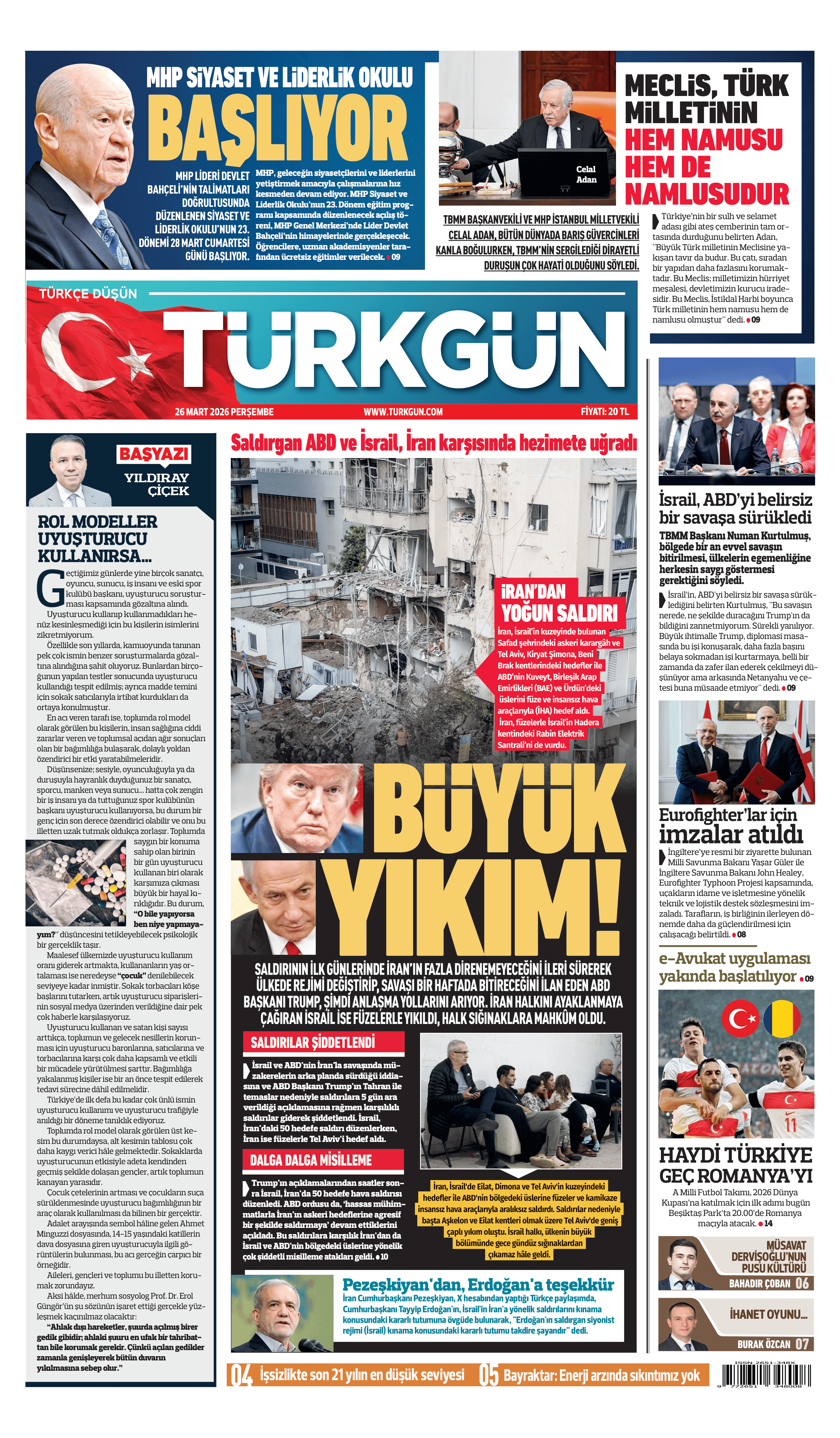 https://www.turkgun.com/Türkgün Gazetesi 26 Mart 2026