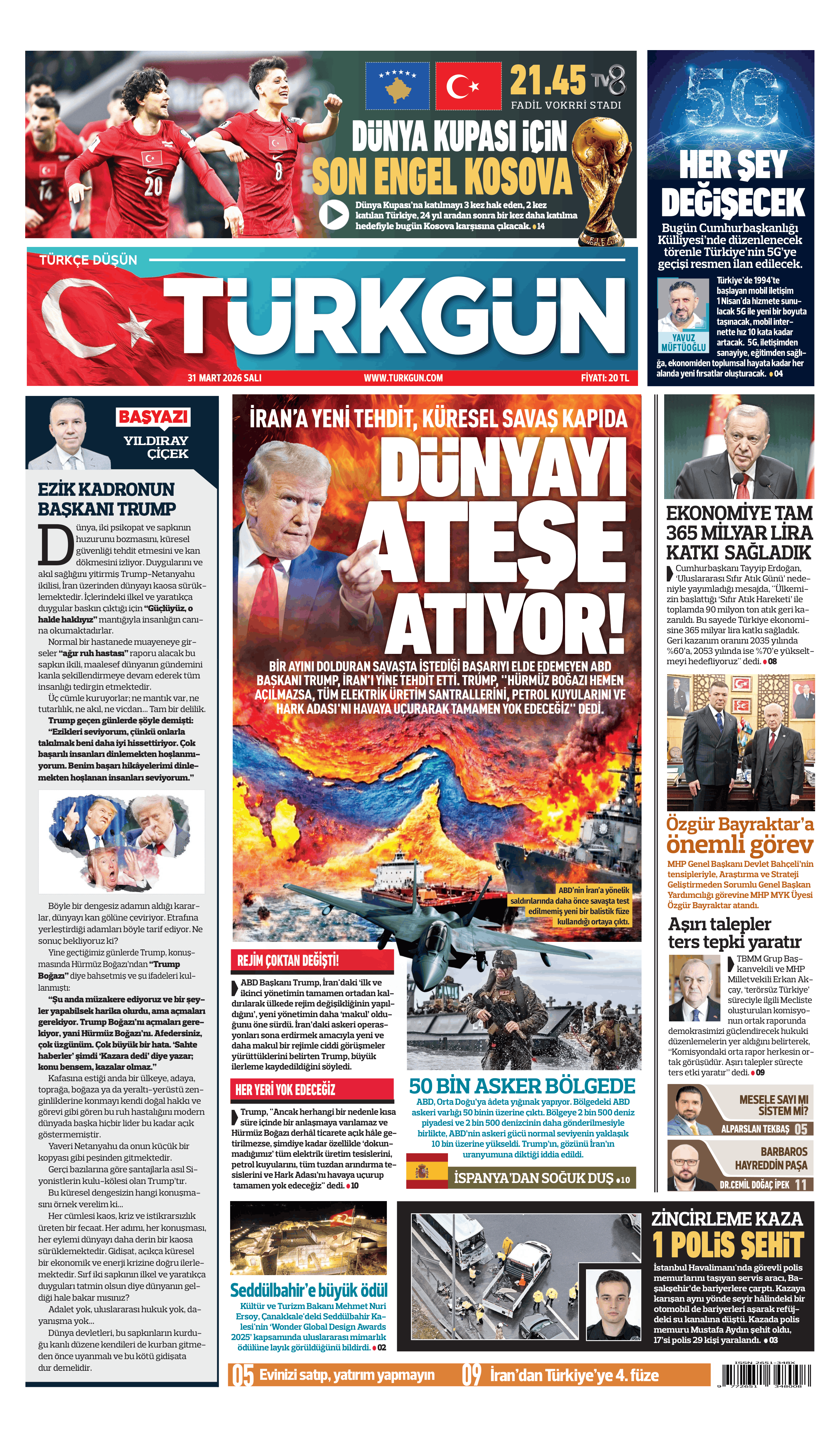 https://www.turkgun.com/Türkgün Gazetesi 31 Mart 2026