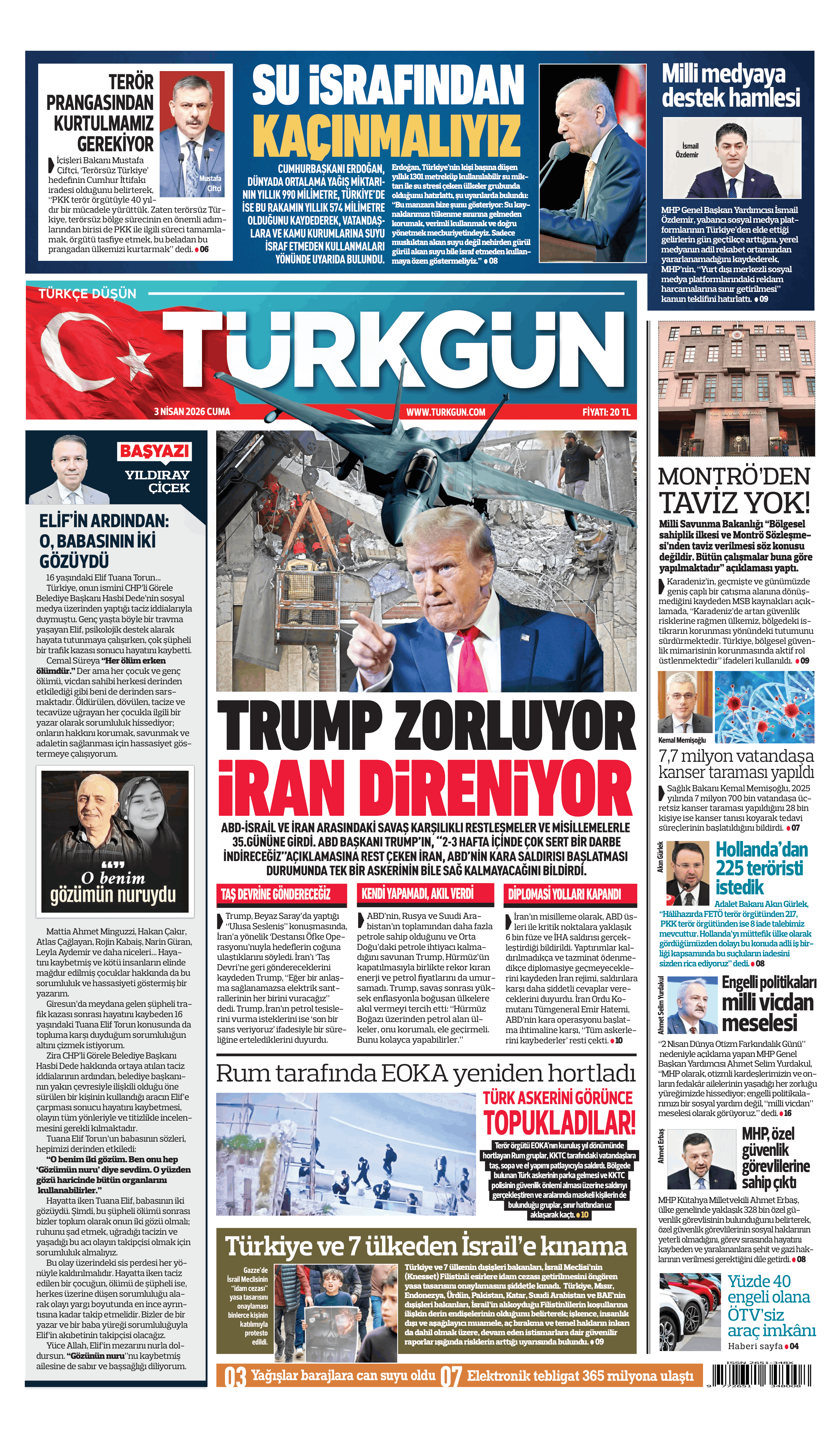 https://www.turkgun.com/Türkgün Gazetesi 3 Nisan 2026
