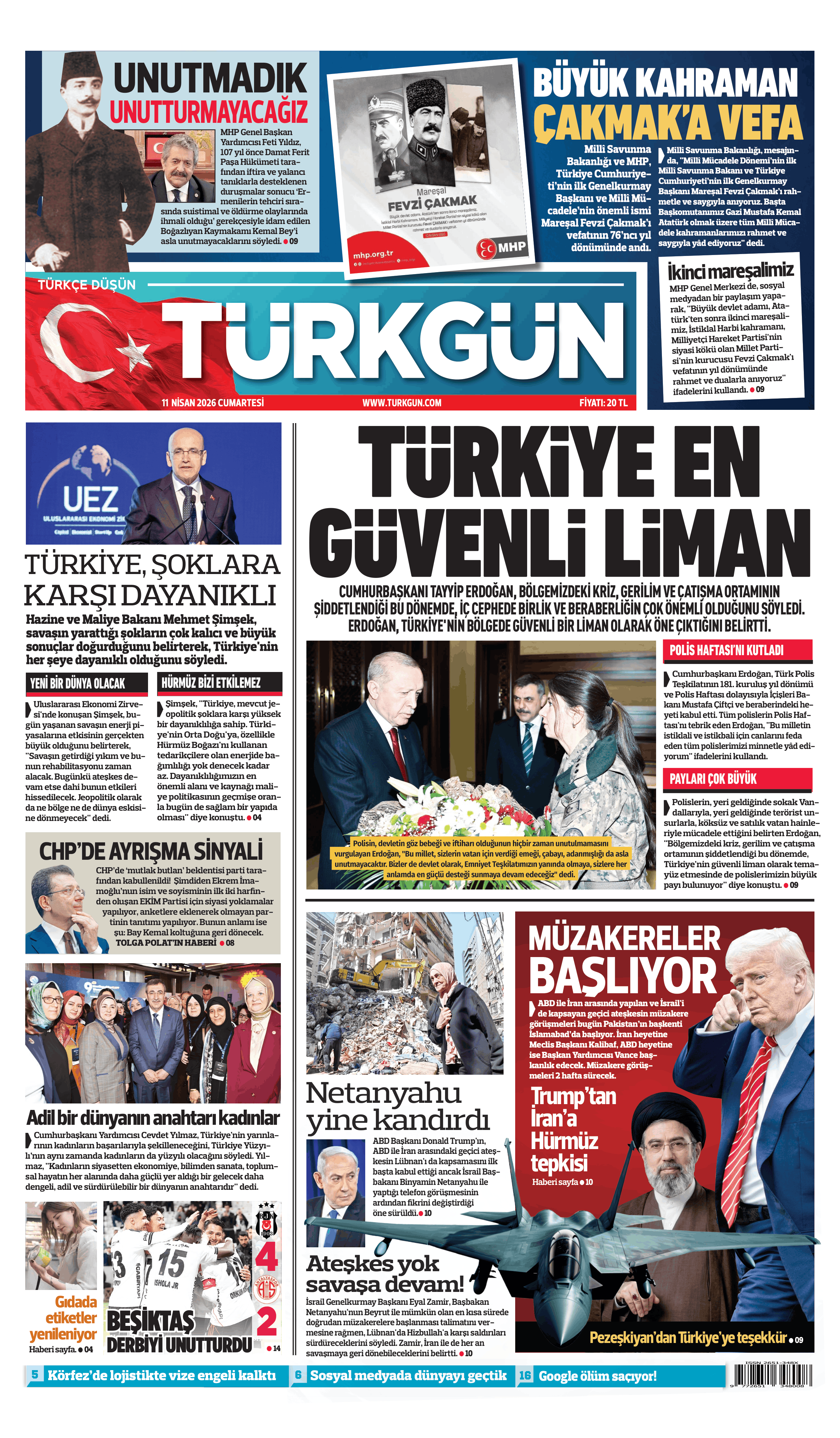 https://www.turkgun.com/Türkgün Gazetesi 11 Nisan 2026