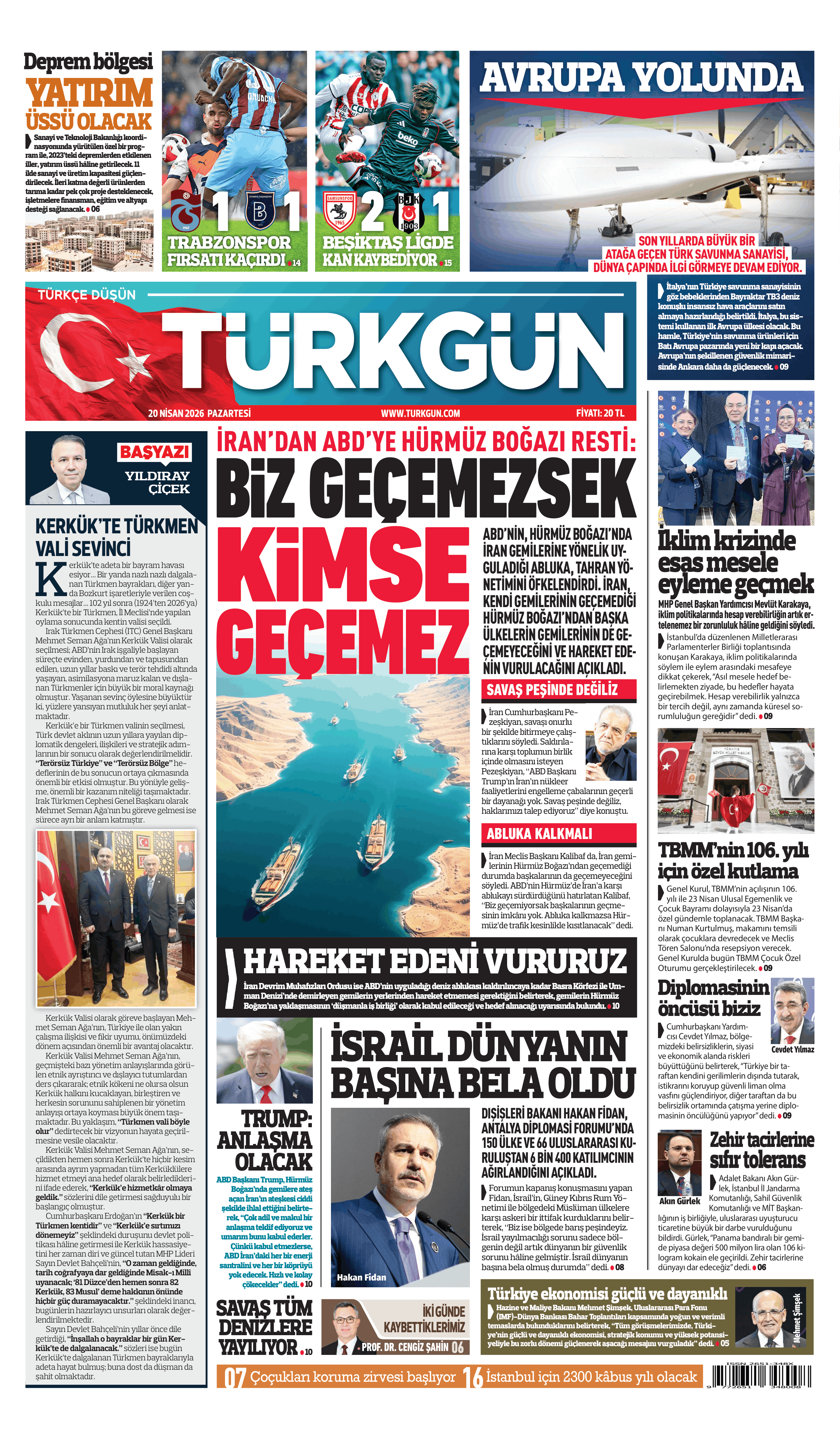 https://www.turkgun.com/Türkgün Gazetesi 20 Nisan 2026