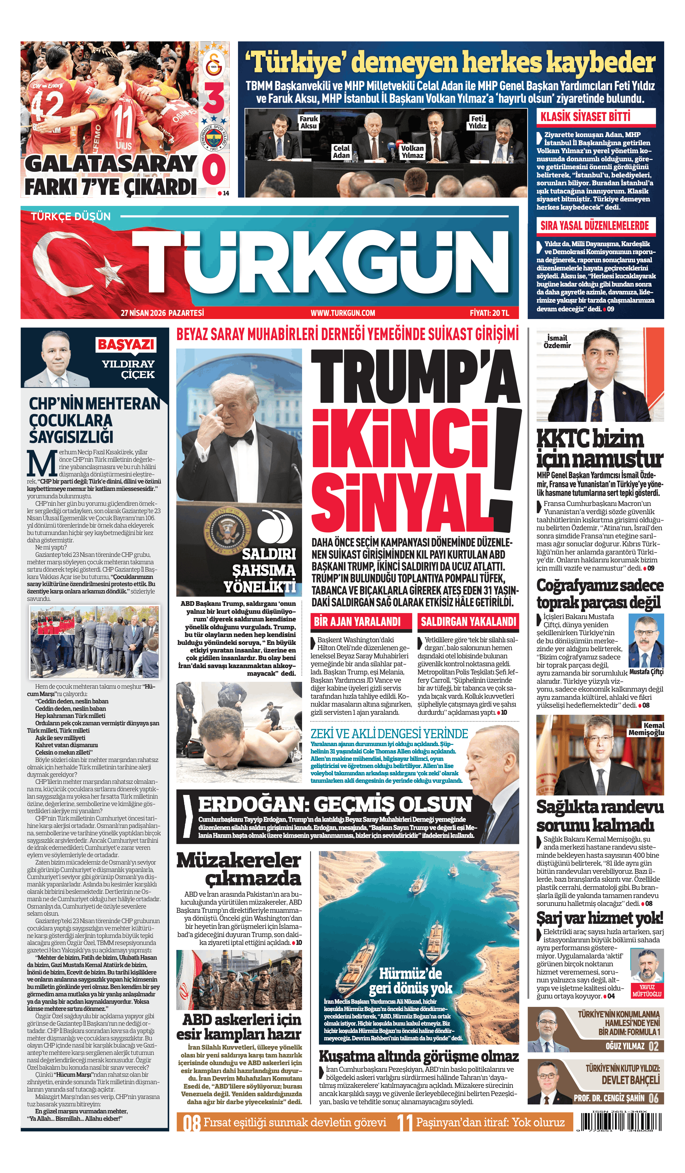https://www.turkgun.com/Türkgün Gazetesi 27 Nisan 2026