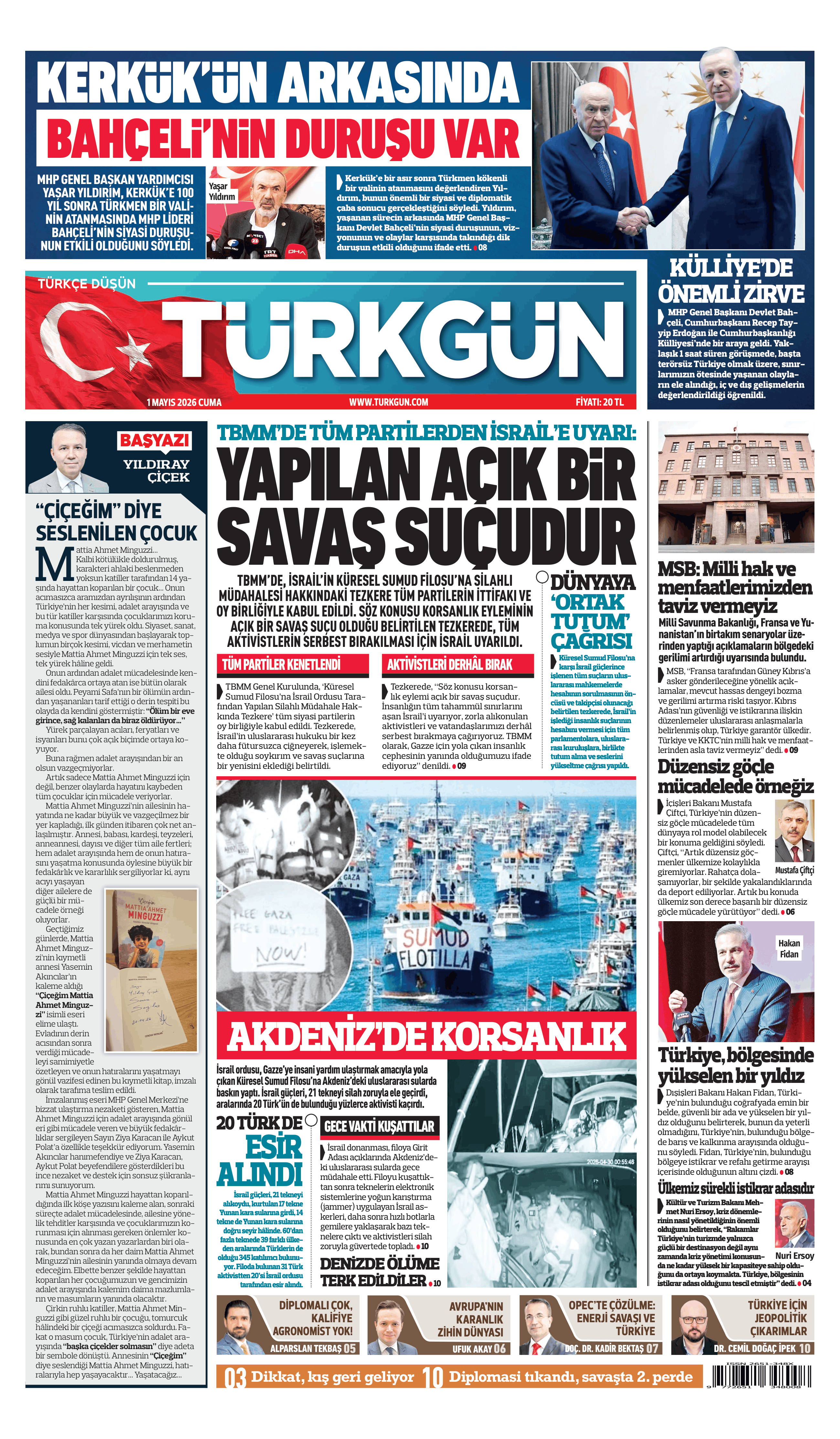 https://www.turkgun.com/Türkgün Gazetesi 1 Mayıs 2026