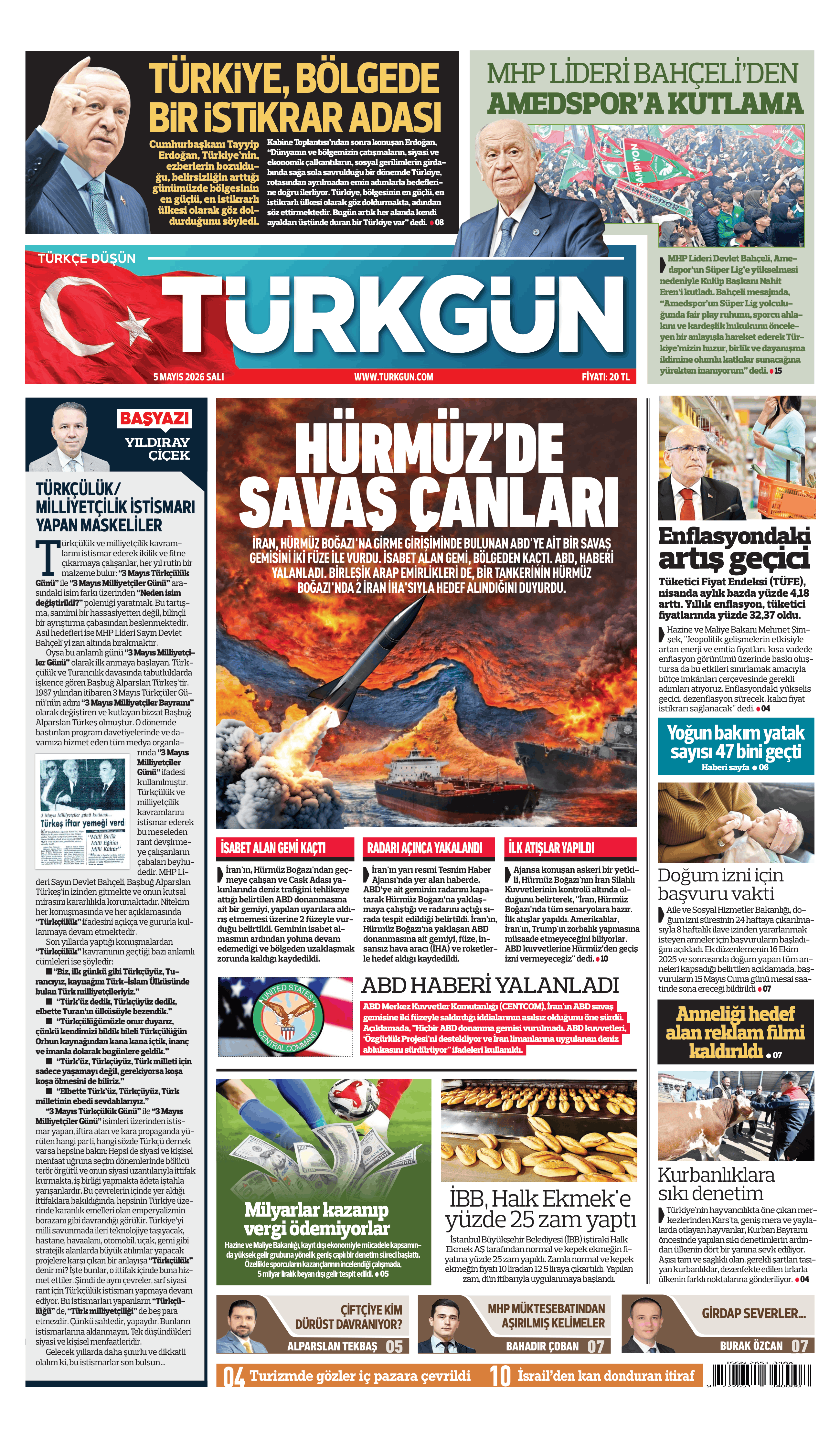 https://www.turkgun.com/Türkgün Gazetesi 5 Mayıs 2026