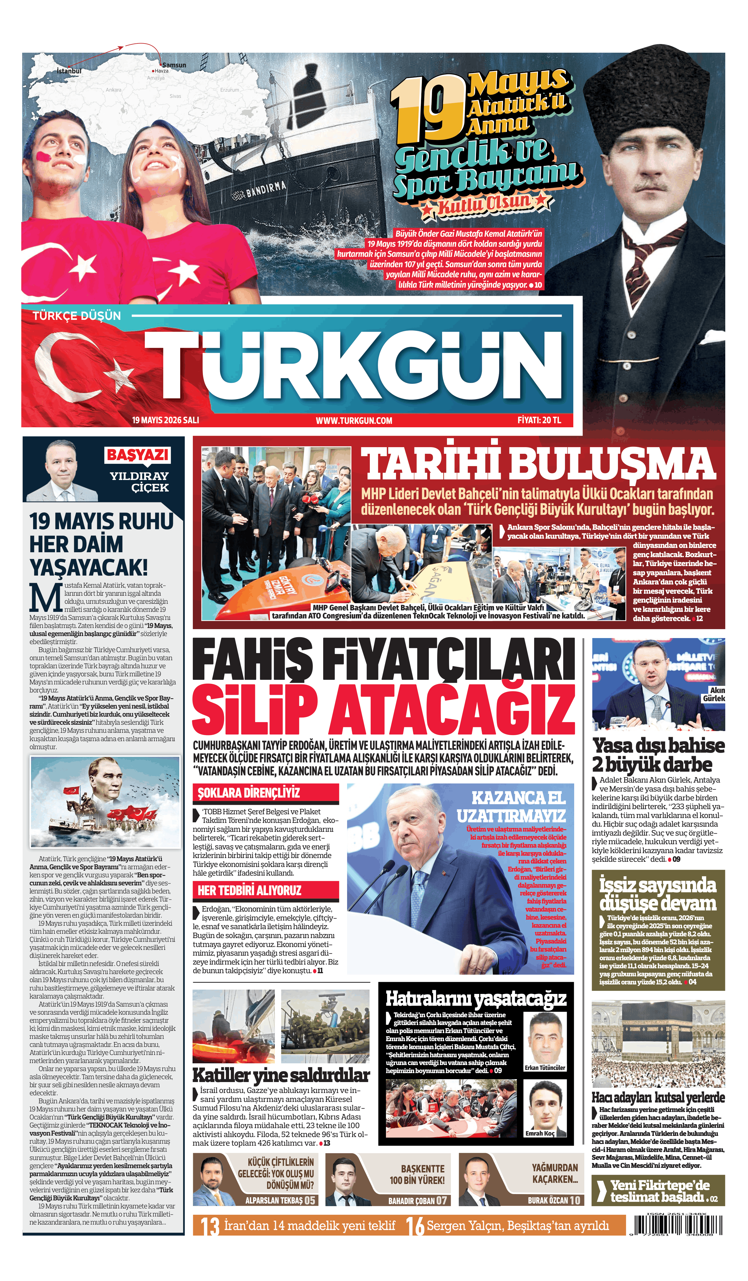 https://www.turkgun.com/Türkgün Gazetesi 19 Mayıs 2026