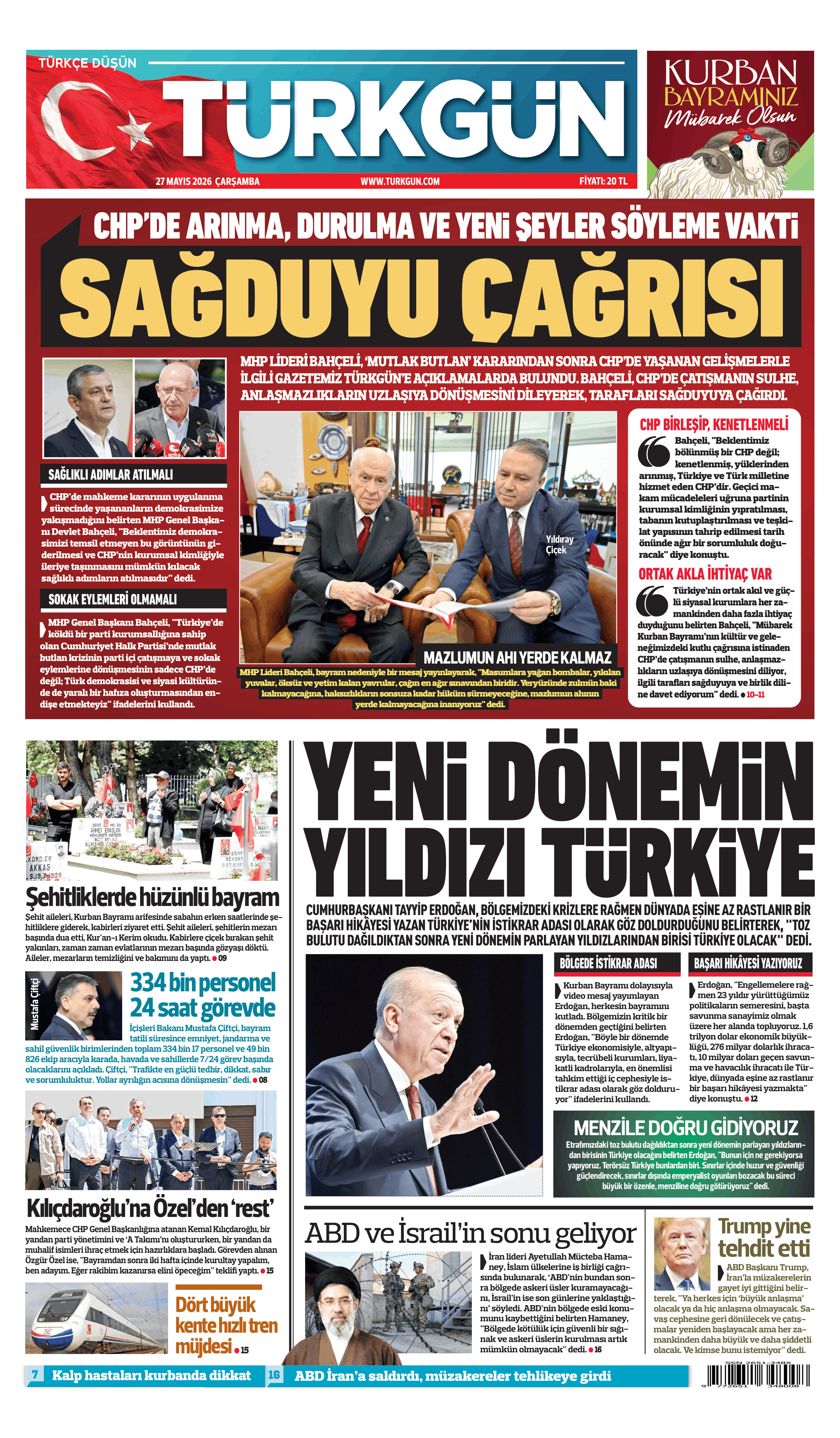 https://www.turkgun.com/Türkgün Gazetesi 27 Mayıs 2026