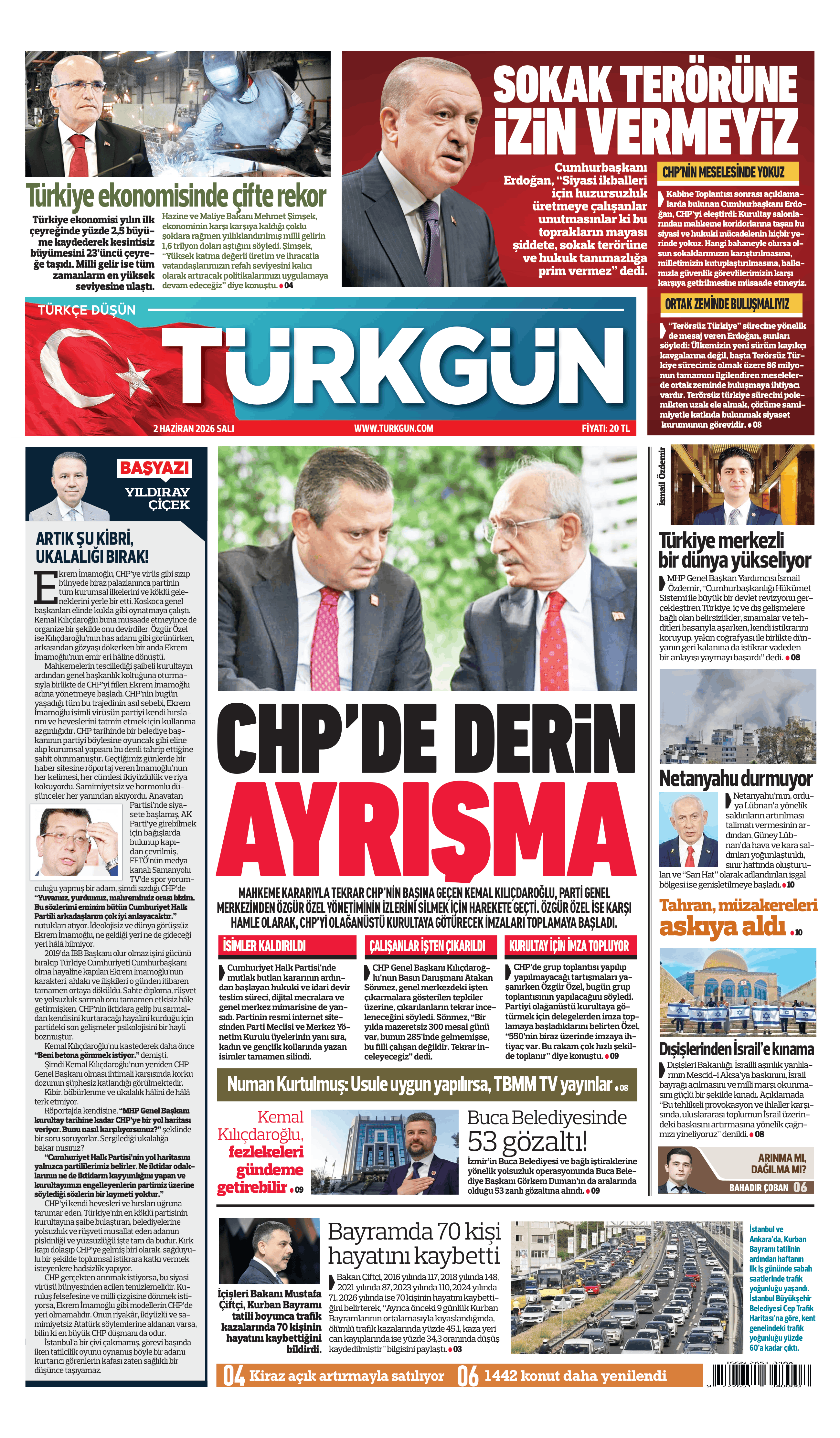 https://www.turkgun.com/Türkgün Gazetesi 2 Haziran 2026