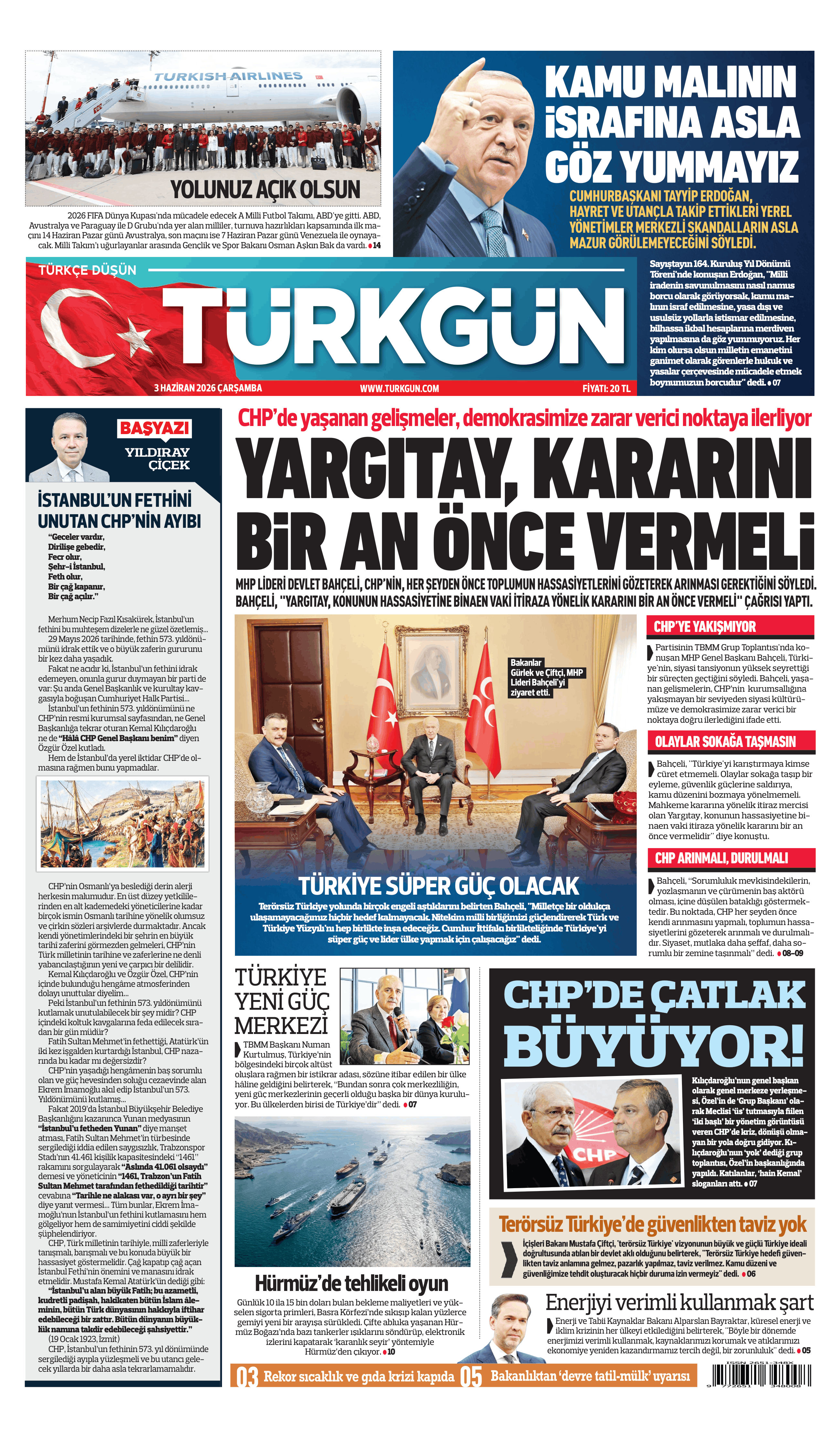 https://www.turkgun.com/Türkgün Gazetesi 3 Haziran 2026