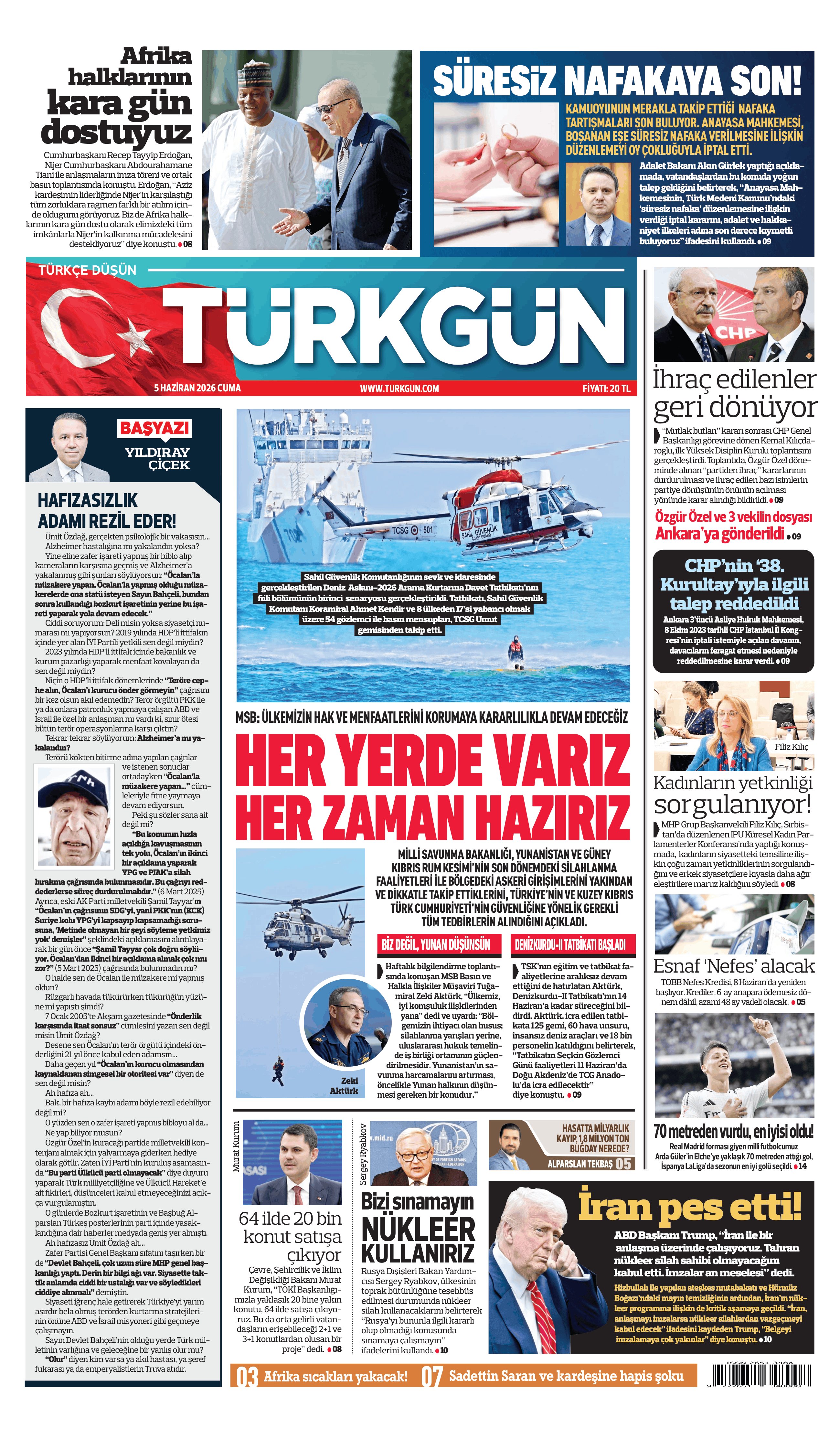 https://www.turkgun.com/Türkgün Gazetesi 5 Haziran 2026