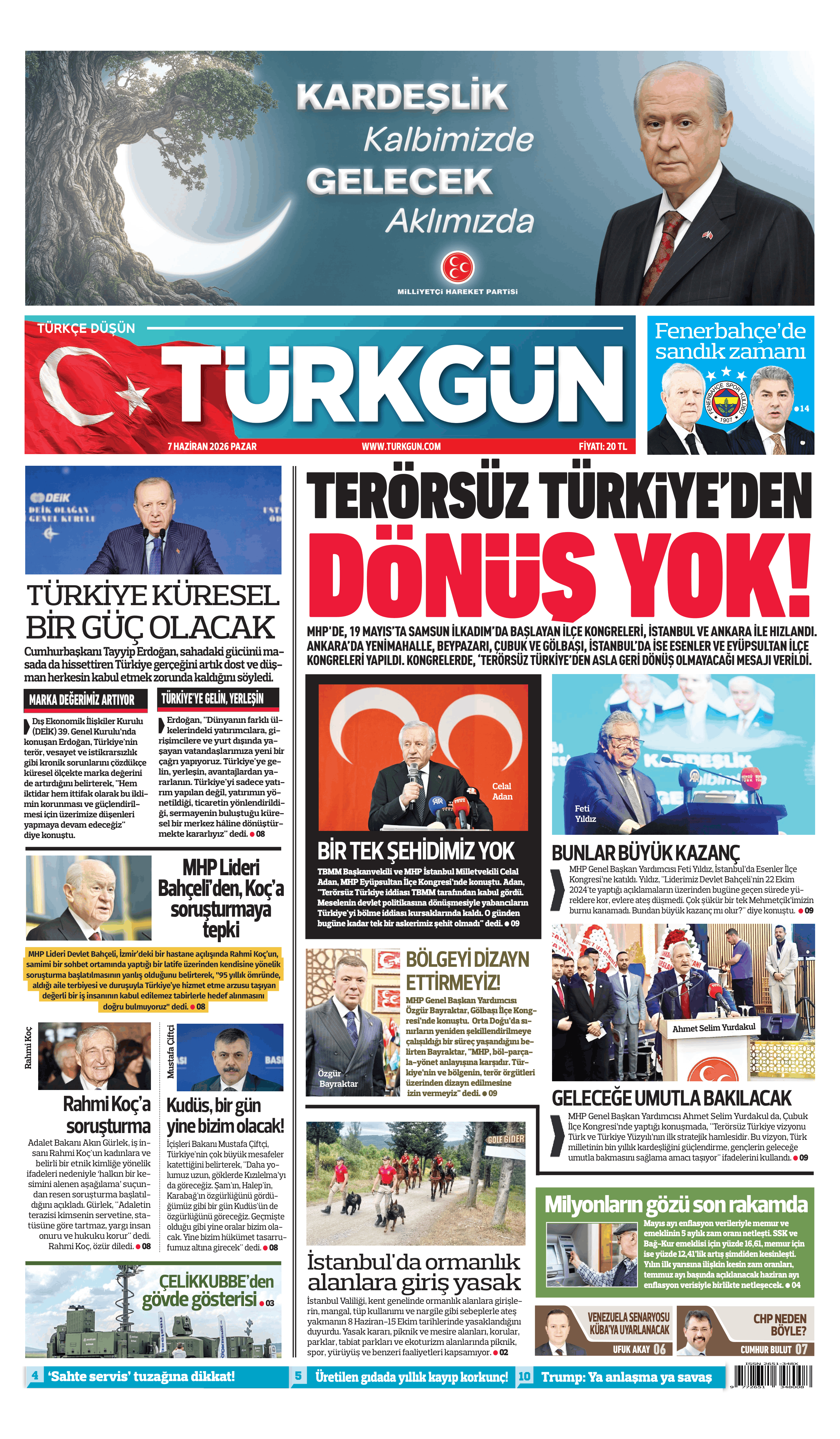 https://www.turkgun.com/Türkgün Gazetesi 7 Haziran 2026