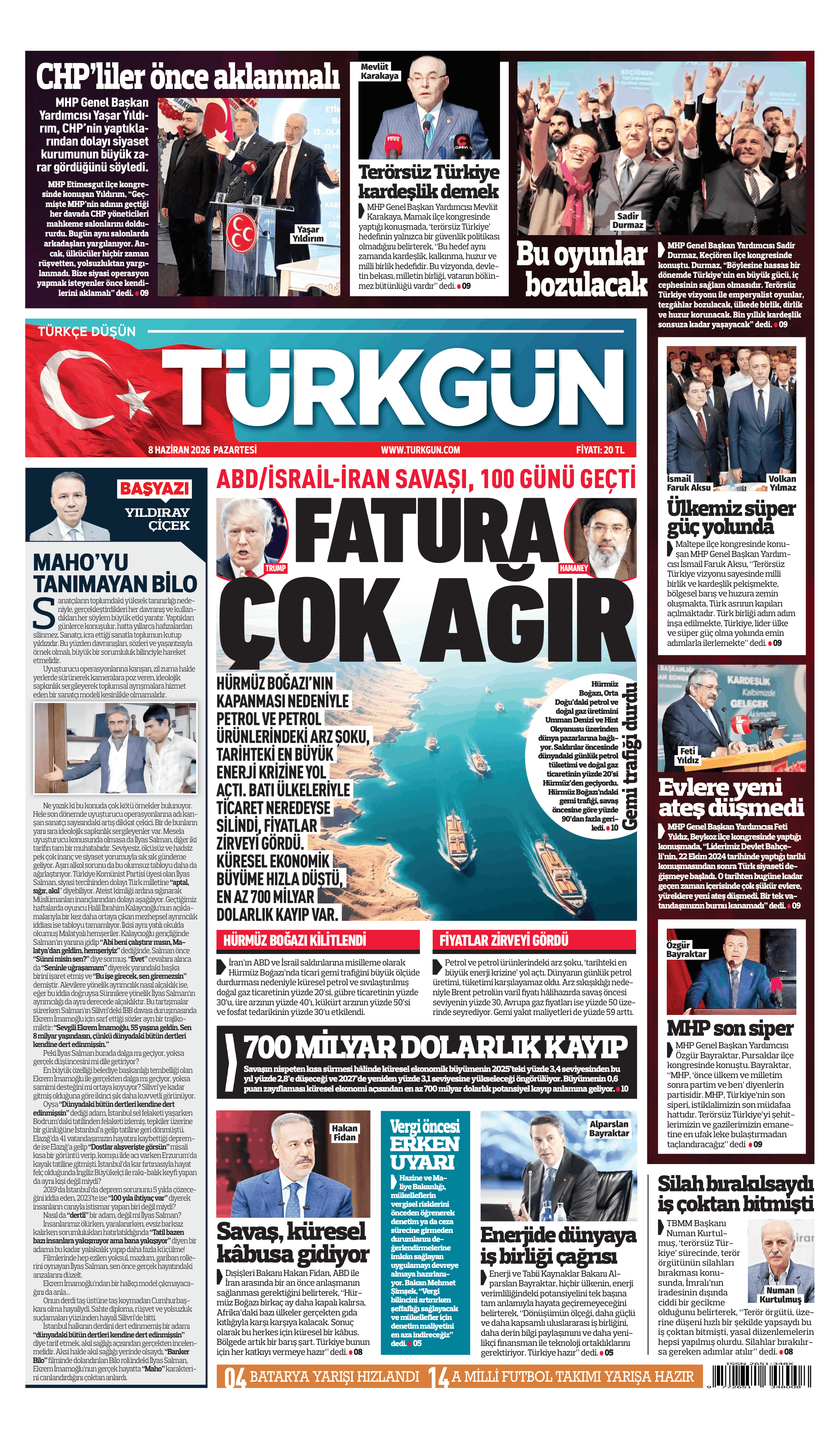 https://www.turkgun.com/Türkgün Gazetesi 8 Haziran 2026