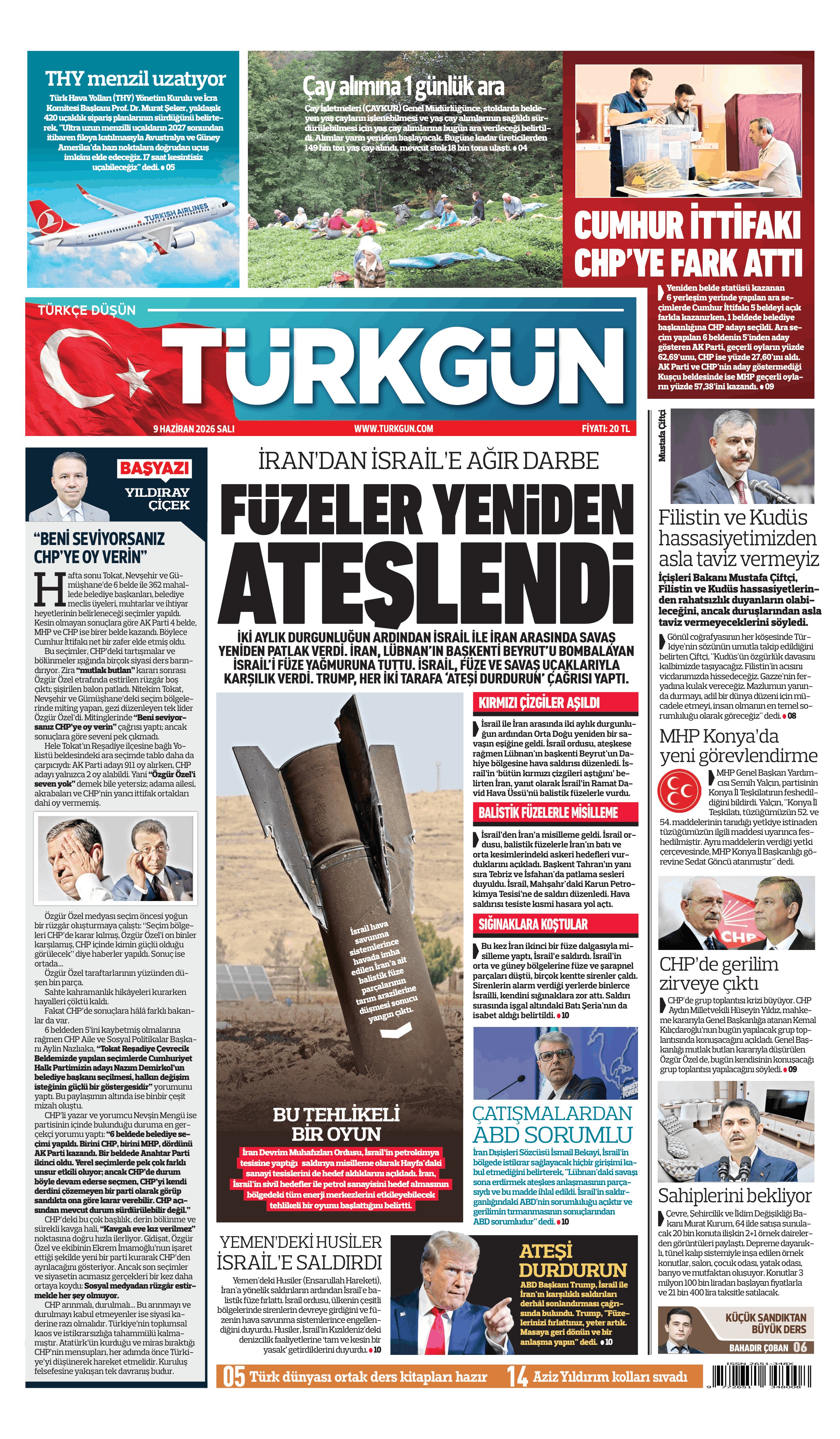 https://www.turkgun.com/Türkgün Gazetesi 9 Haziran 2026