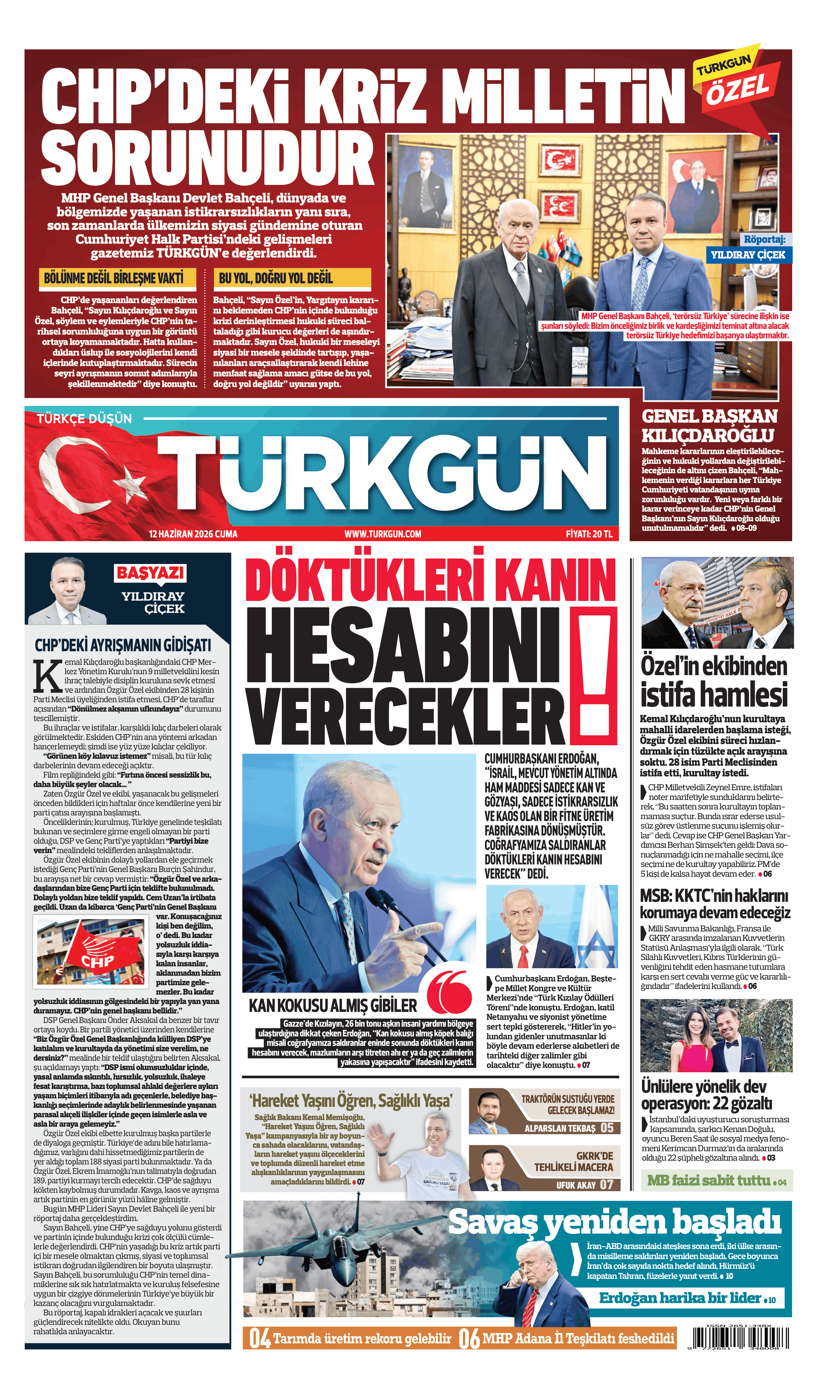 https://www.turkgun.com/Türkgün Gazetesi 12 Haziran 2026