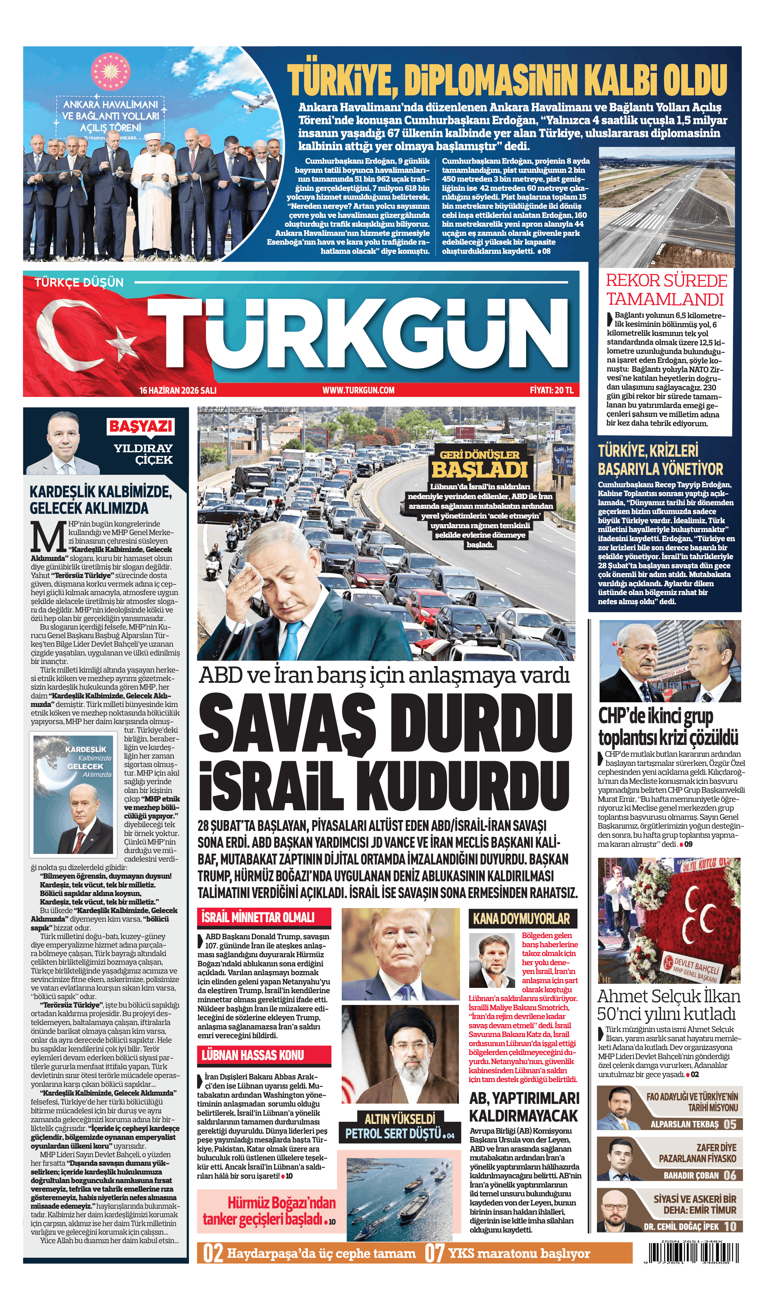https://www.turkgun.com/Türkgün Gazetesi 16 Haziran 2026