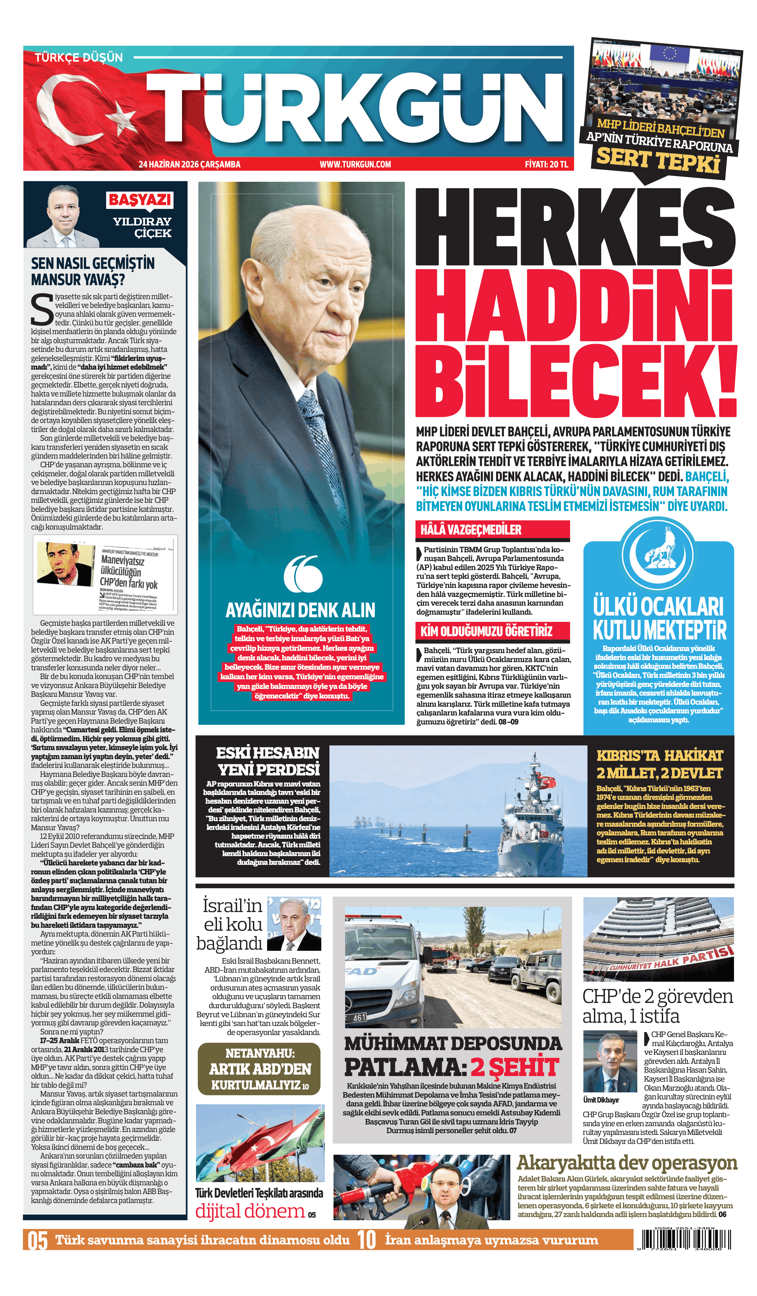 https://www.turkgun.com/Türkgün Gazetesi 24 Haziran 2026