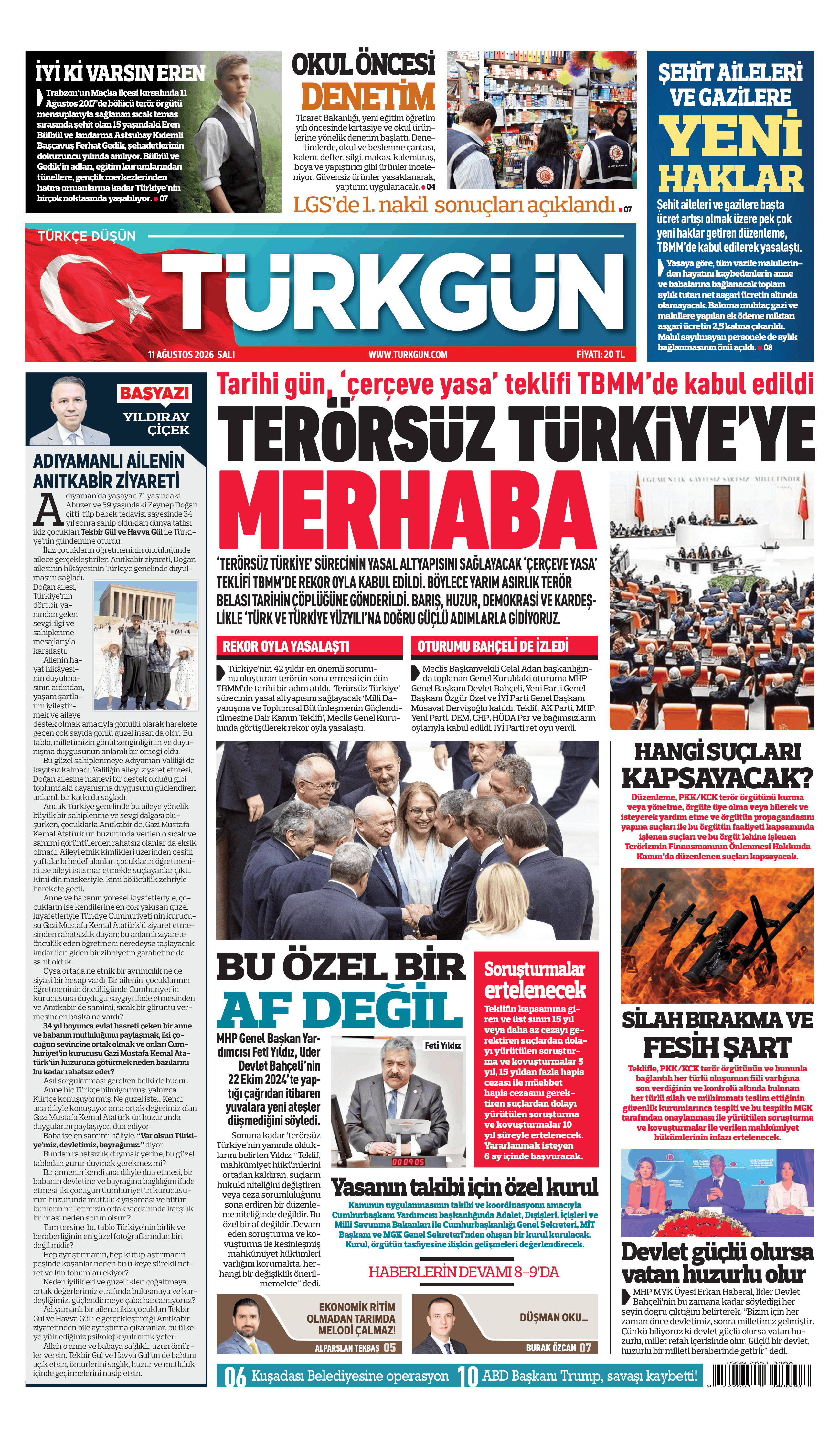 https://www.turkgun.com/Türkgün Gazetesi 11 Ağustos 2026