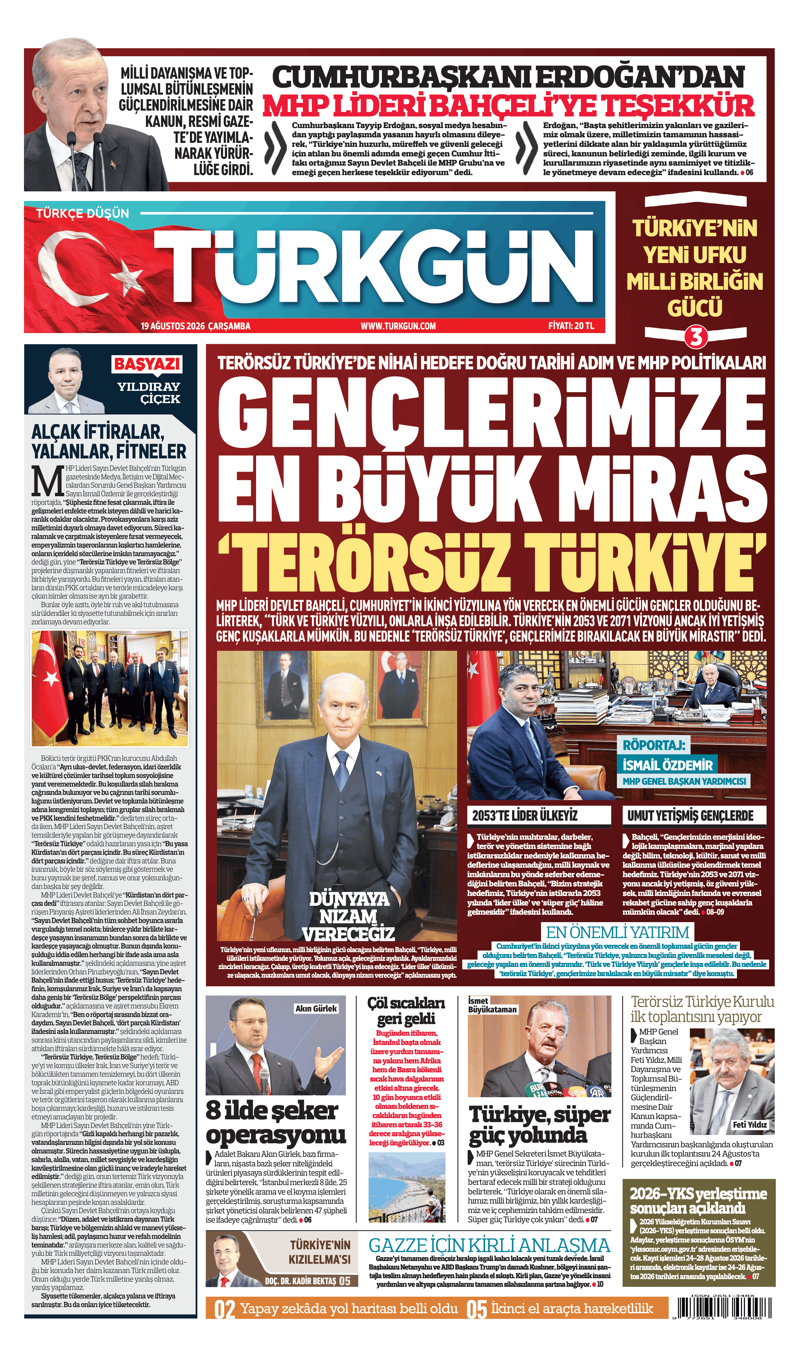 https://www.turkgun.com/Türkgün Gazetesi 19 Ağustos 2026