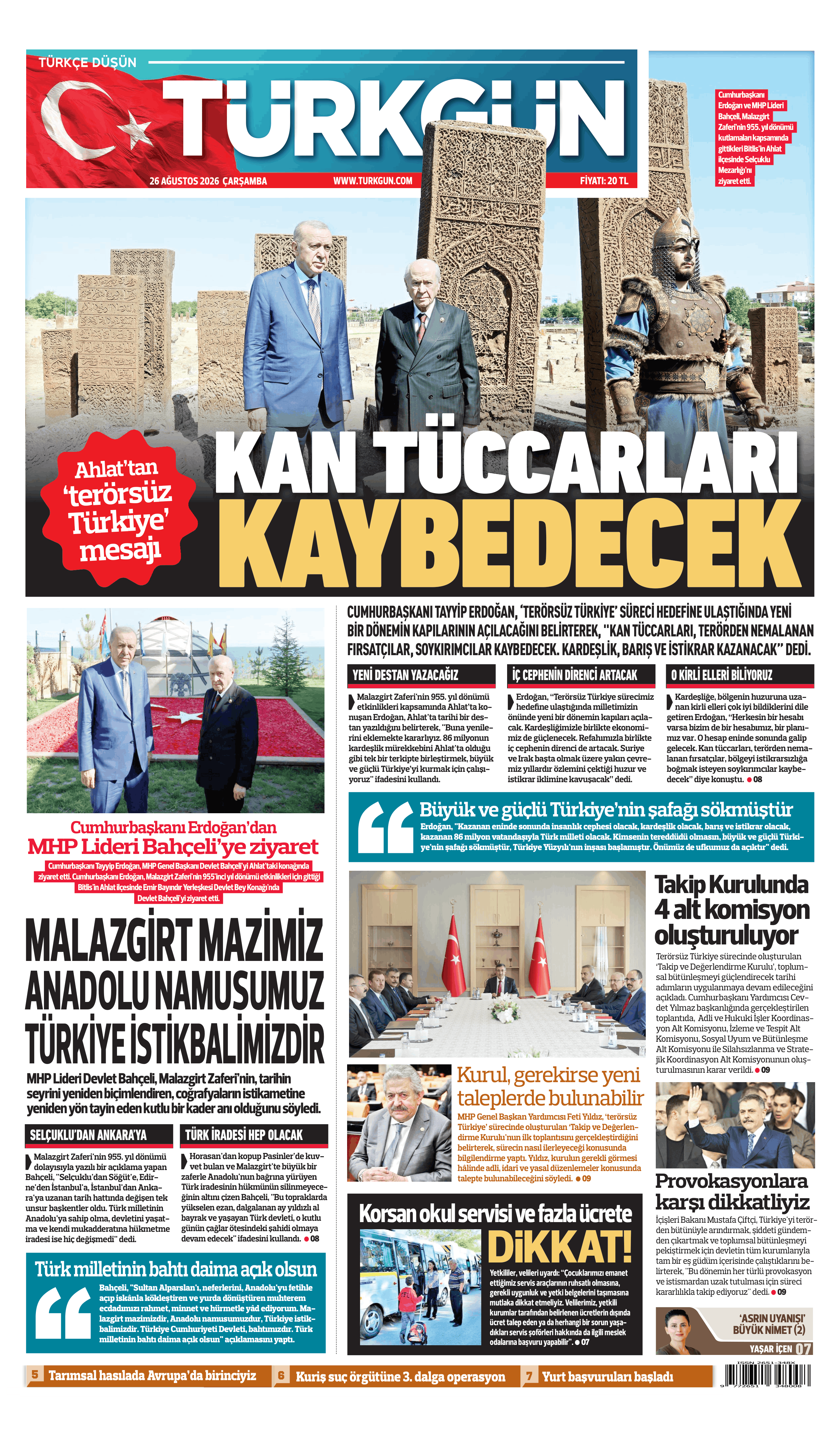 https://www.turkgun.com/Türkgün Gazetesi 26 Ağustos 2026