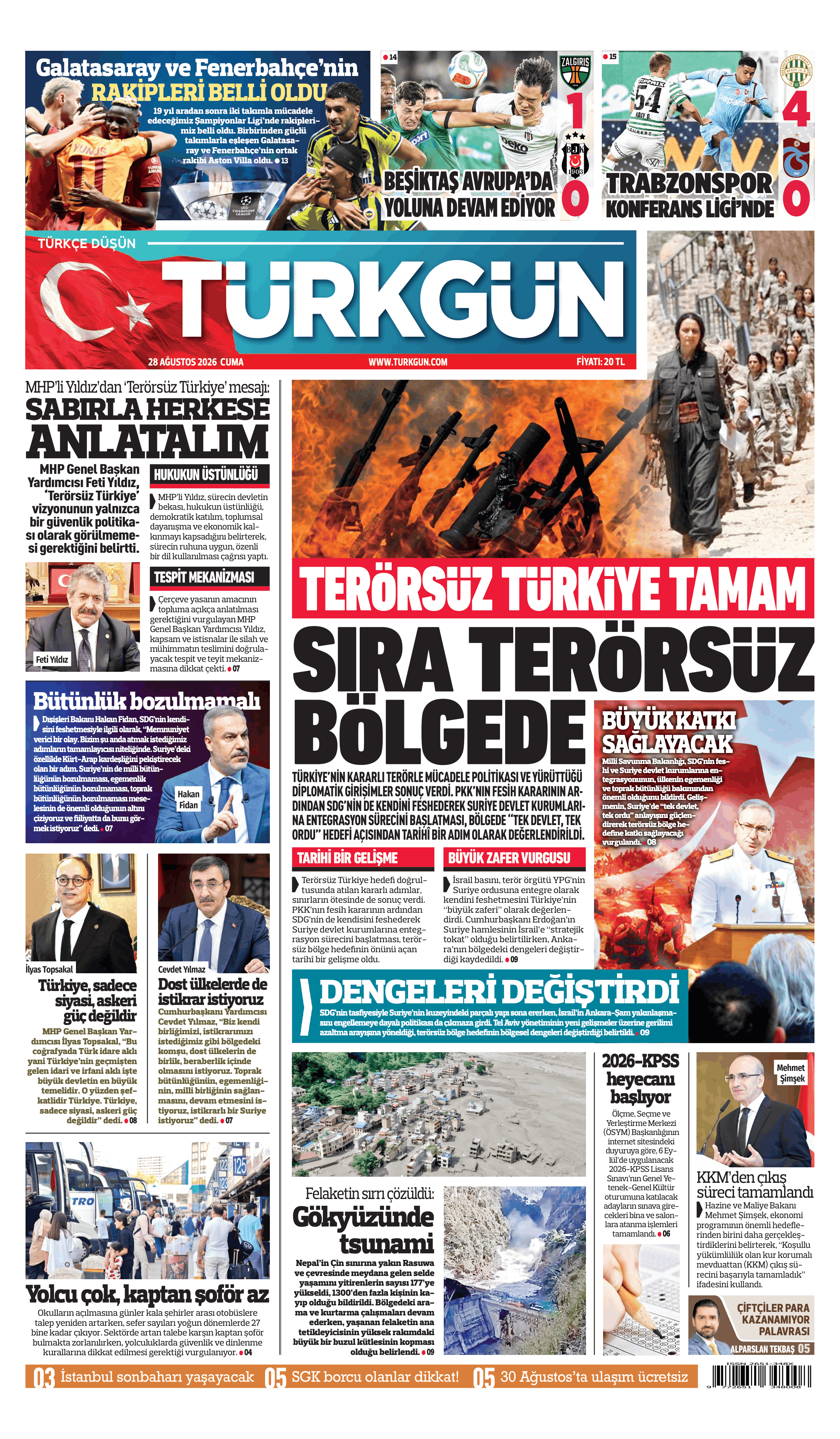 https://www.turkgun.com/Türkgün Gazetesi 28 Ağustos 2026