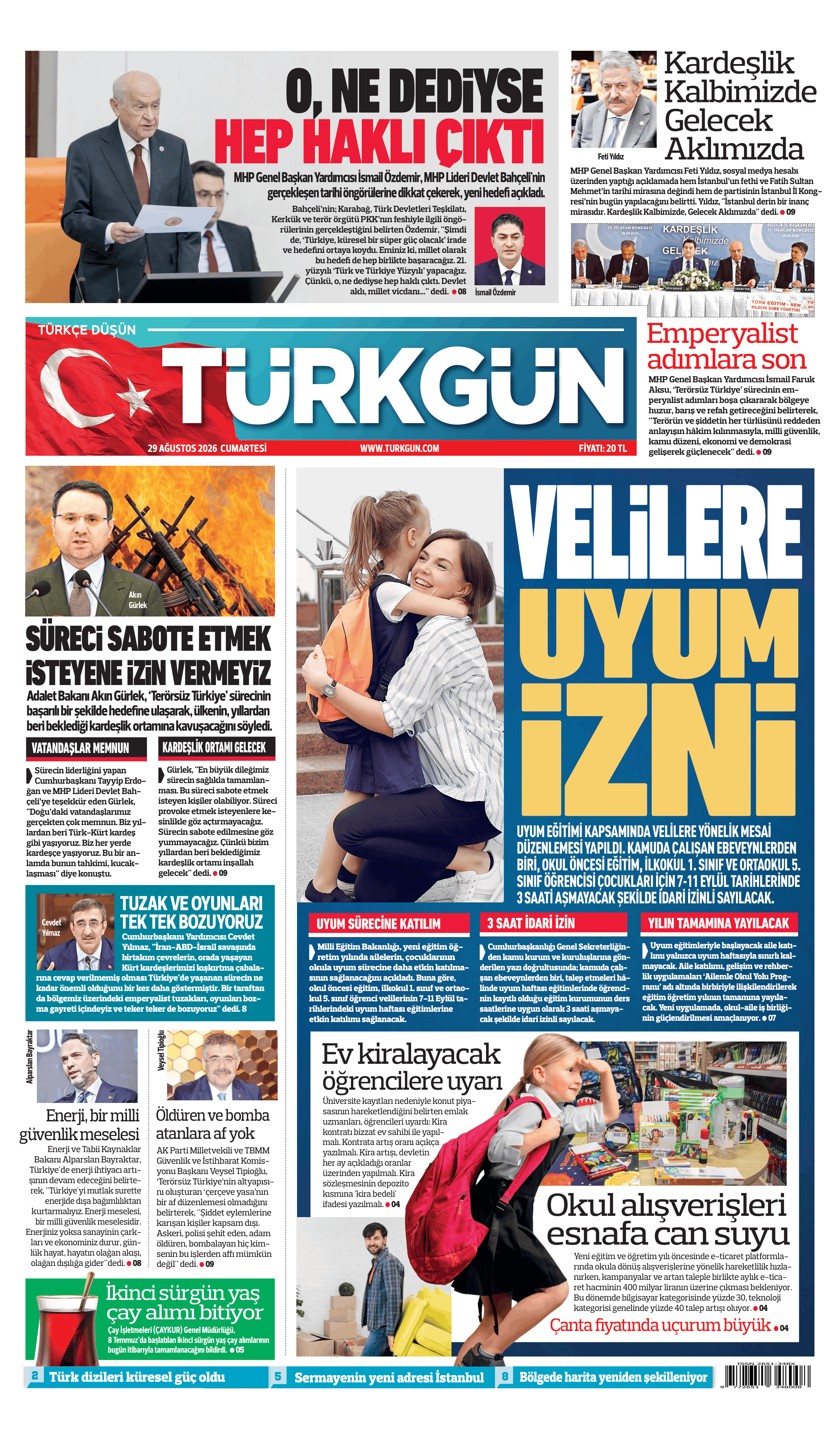 https://www.turkgun.com/Türkgün Gazetesi 29 Ağustos 2026