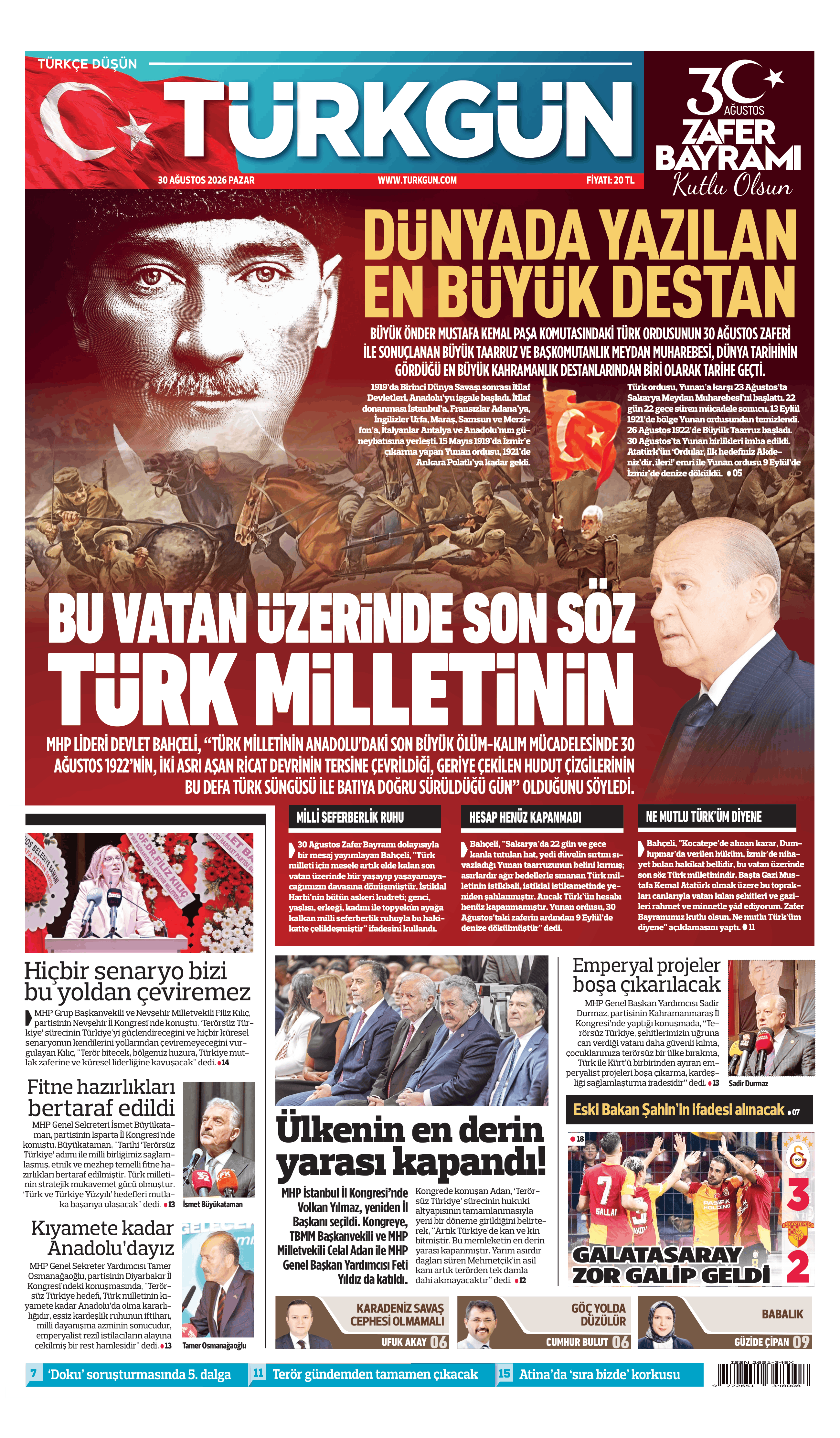 https://www.turkgun.com/Türkgün Gazetesi 30 Ağustos 2026