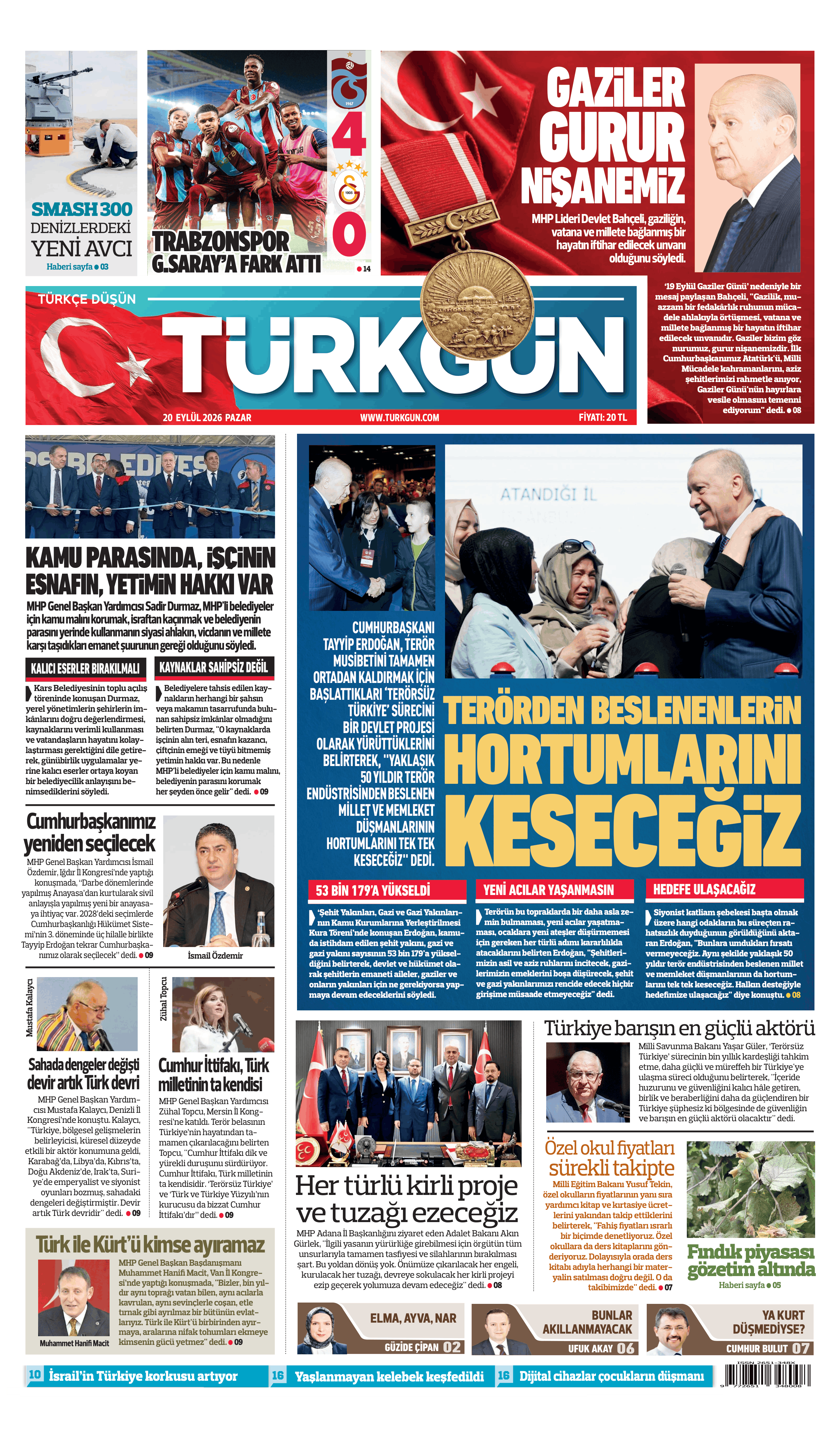 https://www.turkgun.com/Türkgün Gazetesi 20 Eylül 2026