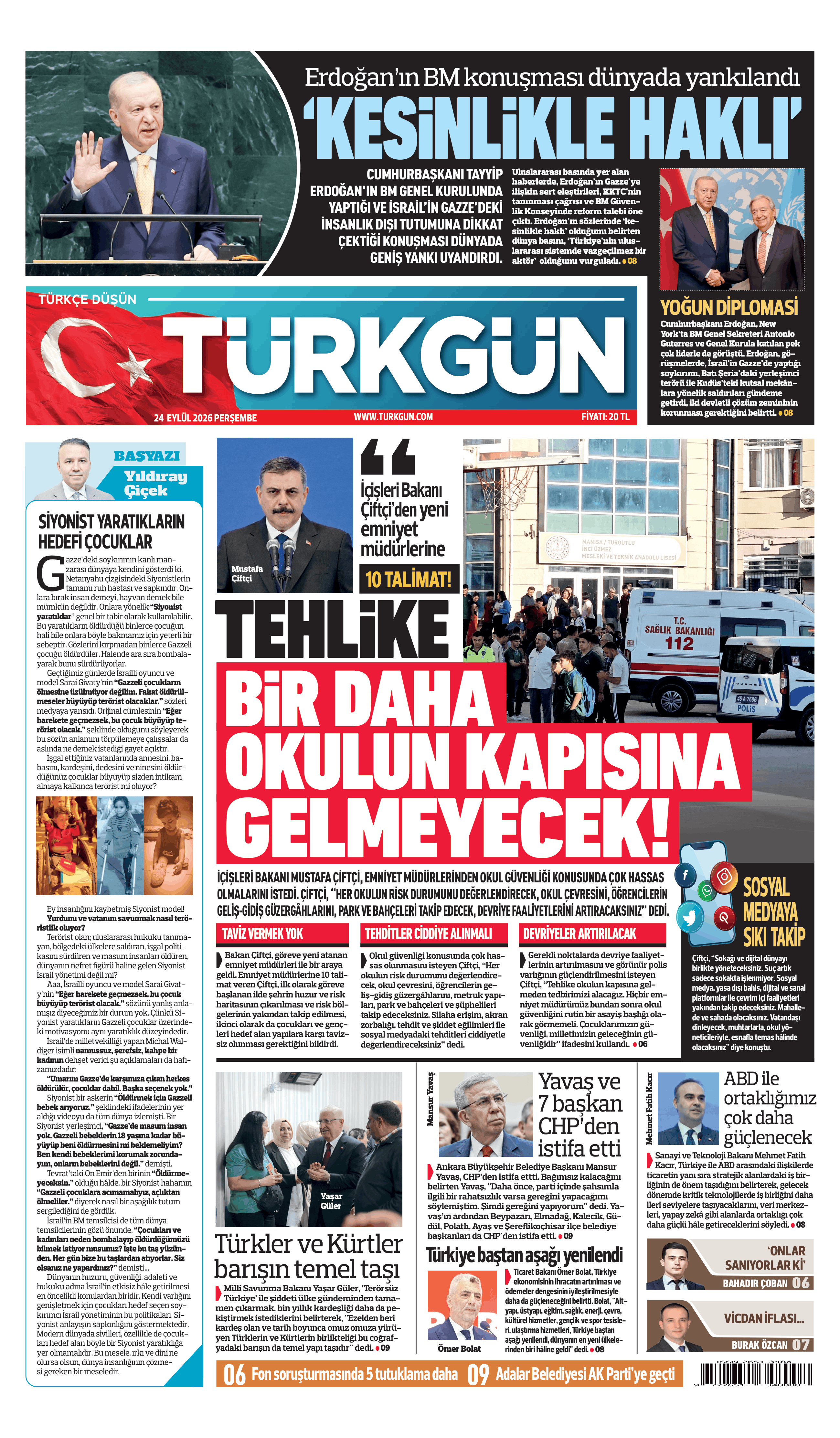 https://www.turkgun.com/Türkgün Gazetesi 24 Eylül 2026