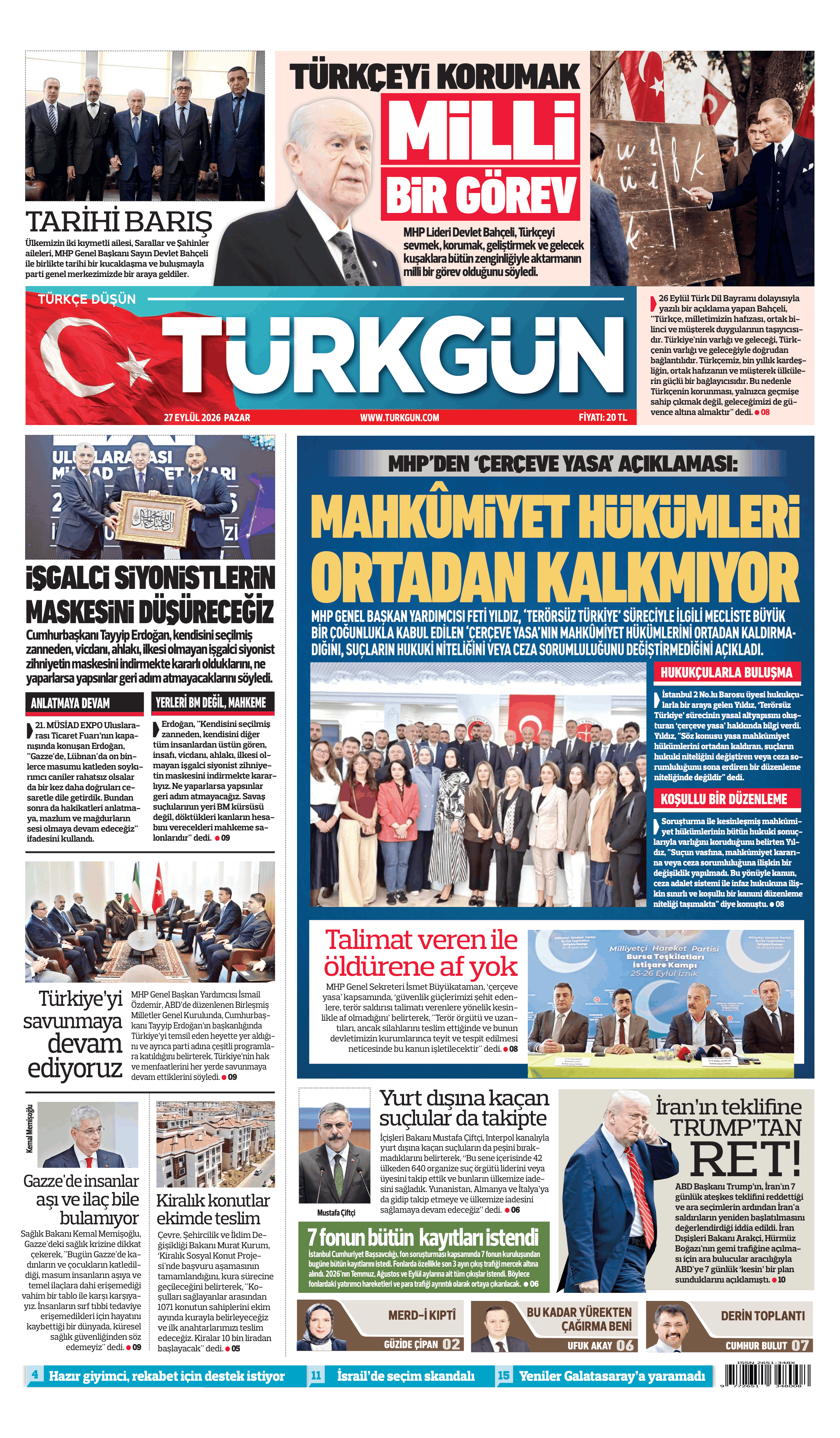https://www.turkgun.com/Türkgün Gazetesi 27 Eylül 2026