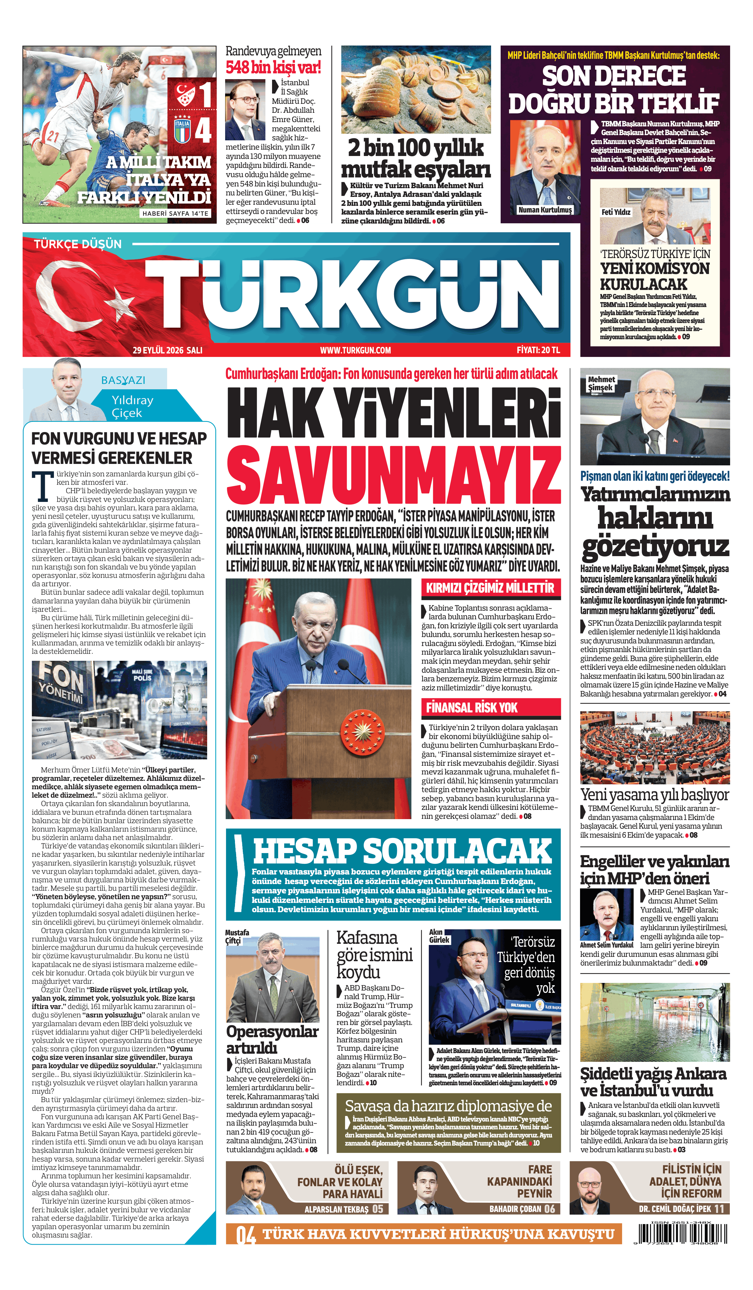 https://www.turkgun.com/Türkgün Gazetesi 29 Eylül 2026