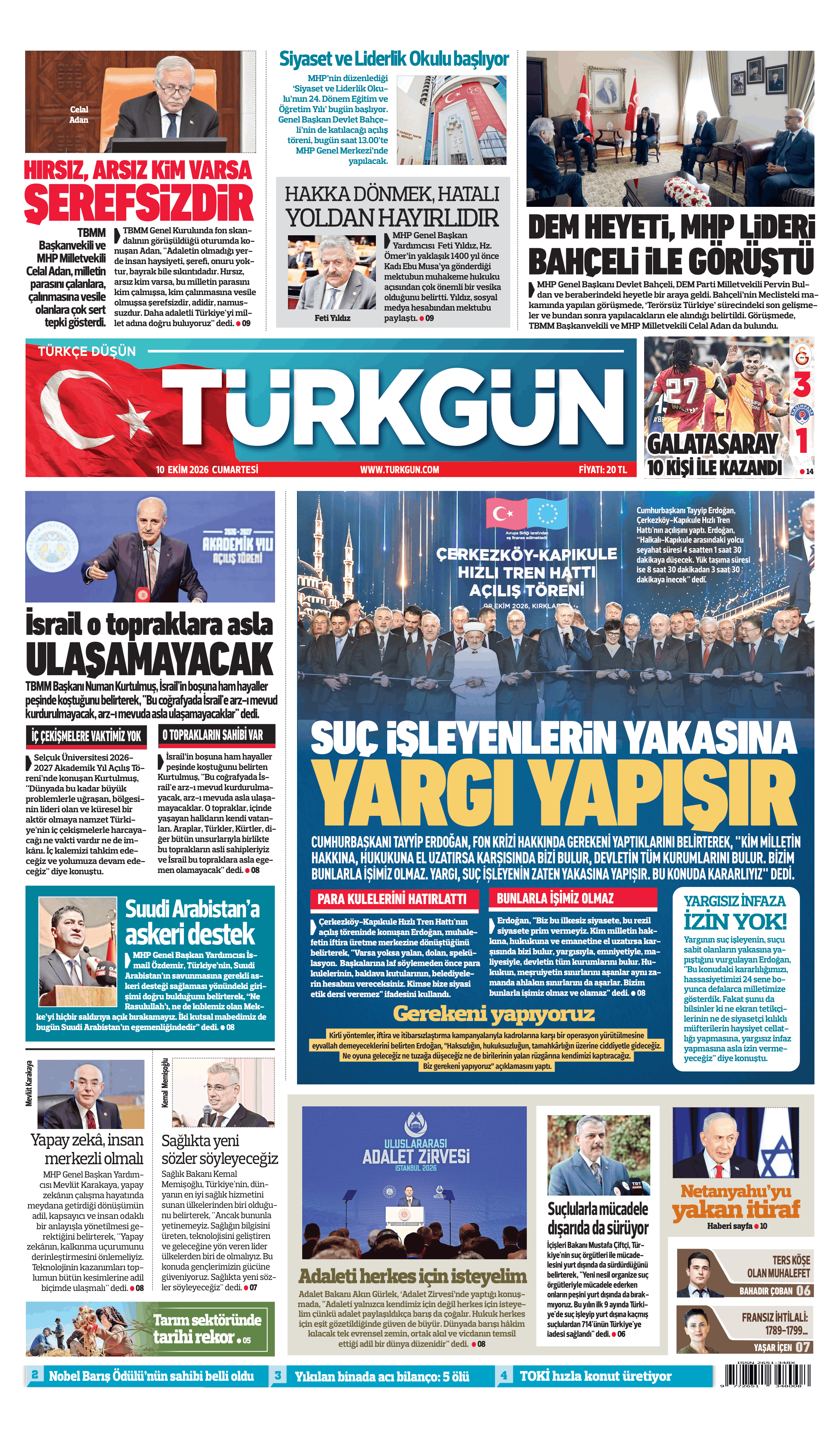 https://www.turkgun.com/Türkgün Gazetesi 10 Ekim 2026