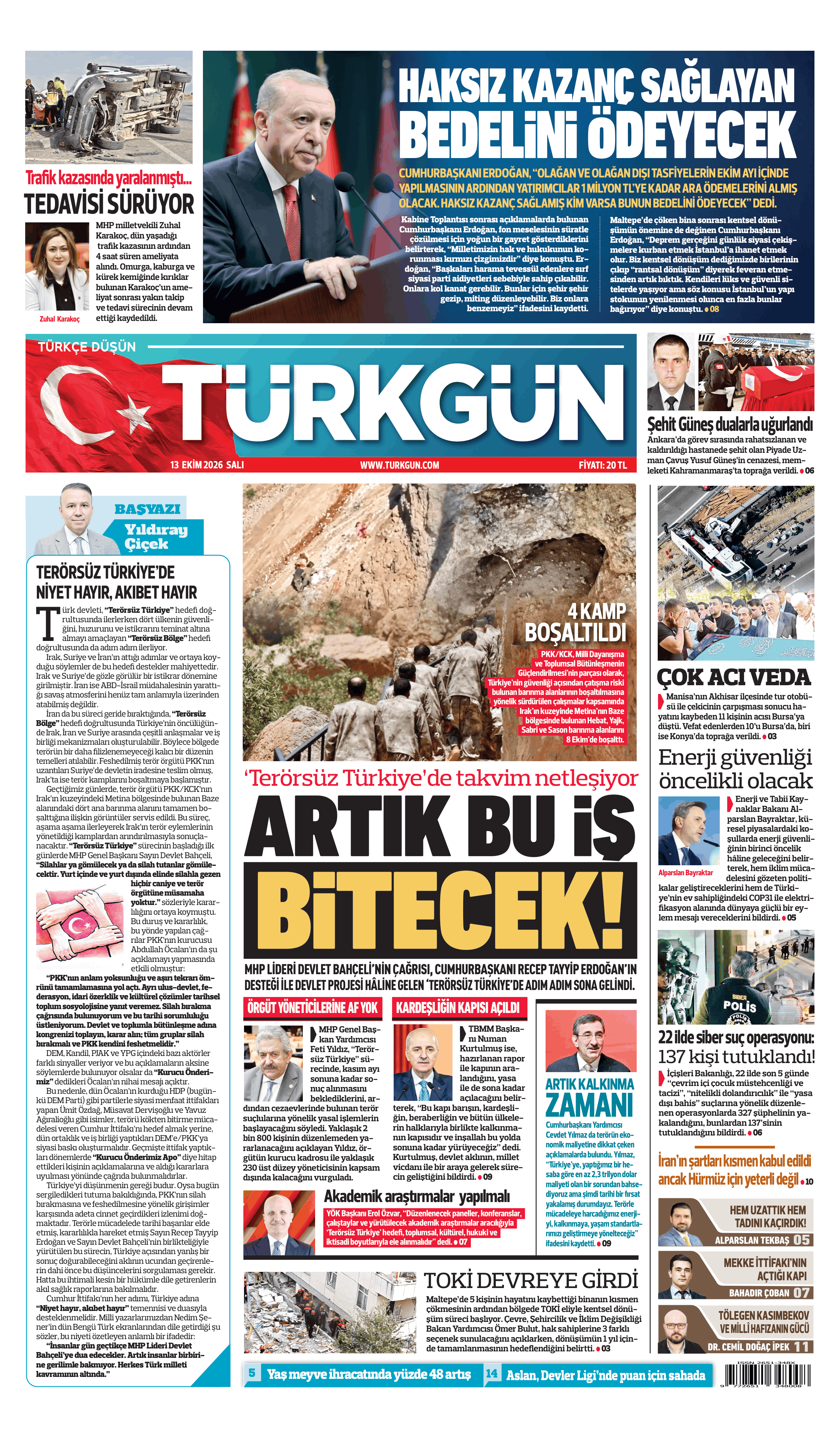 https://www.turkgun.com/Türkgün Gazetesi 13 Ekim 2026