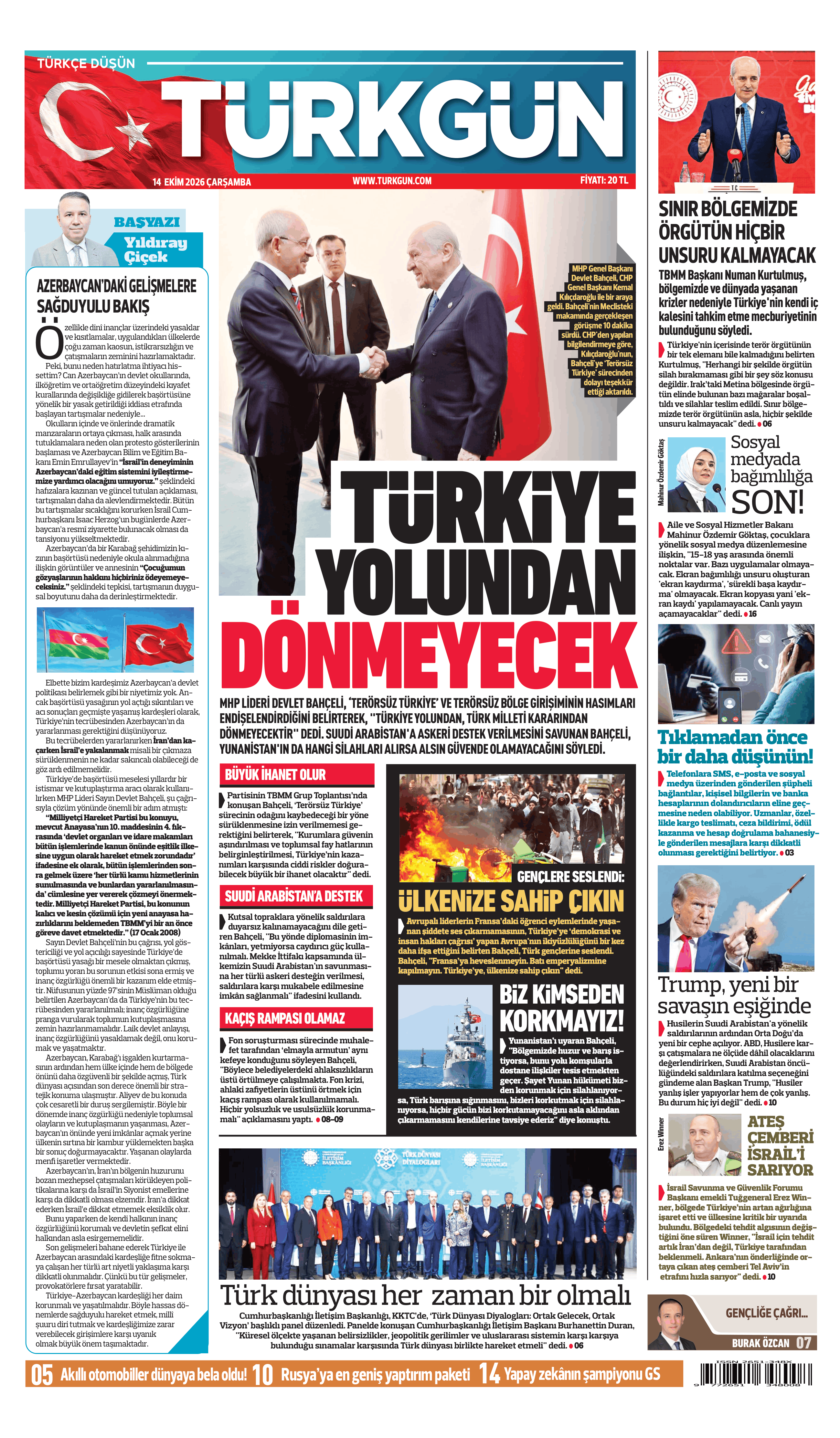 https://www.turkgun.com/Türkgün Gazetesi 14 Ekim 2026
