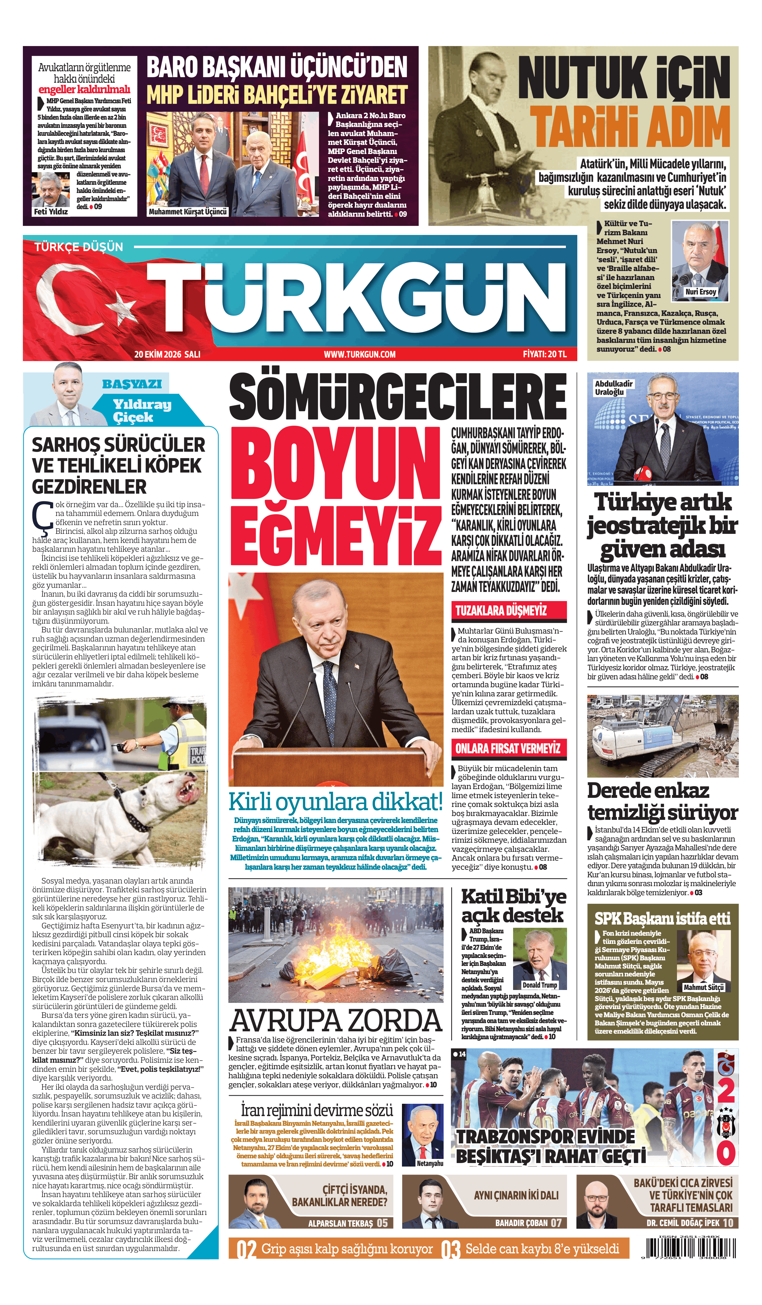 https://www.turkgun.com/Türkgün Gazetesi 20 Ekim 2026
