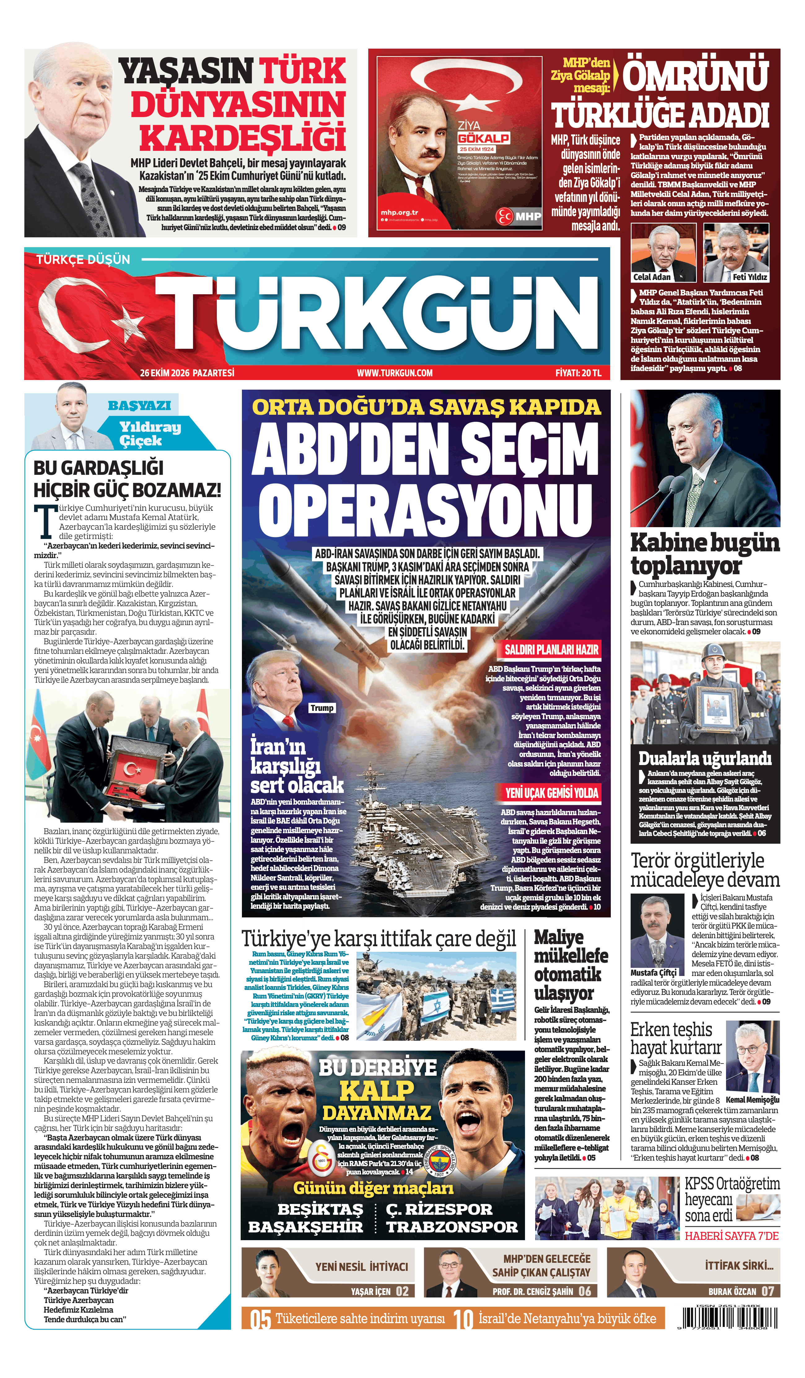 https://www.turkgun.com/Türkgün Gazetesi 26 Ekim 2026