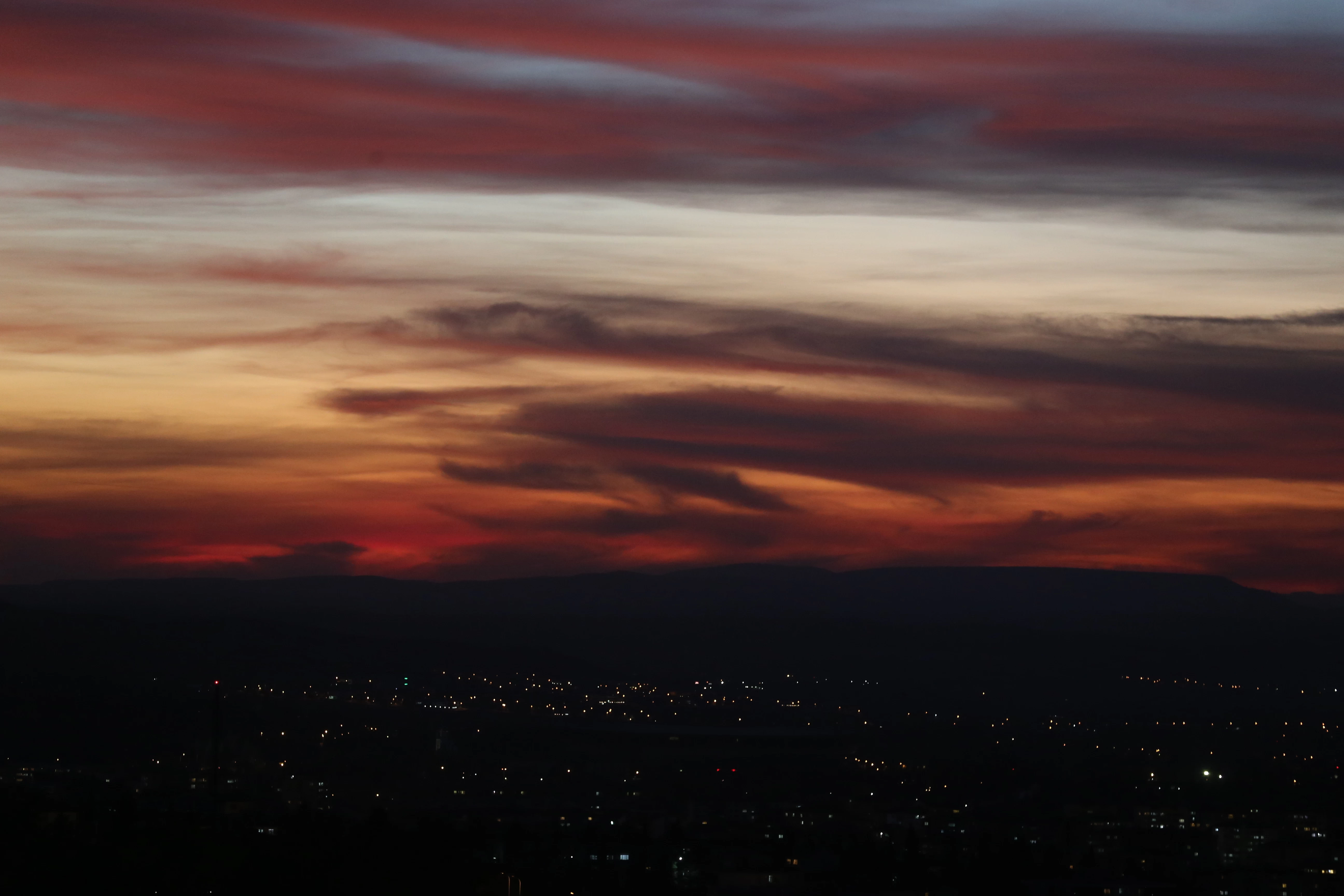 Eskişehir'de gün batımı görsel şölen oluşturdu 3