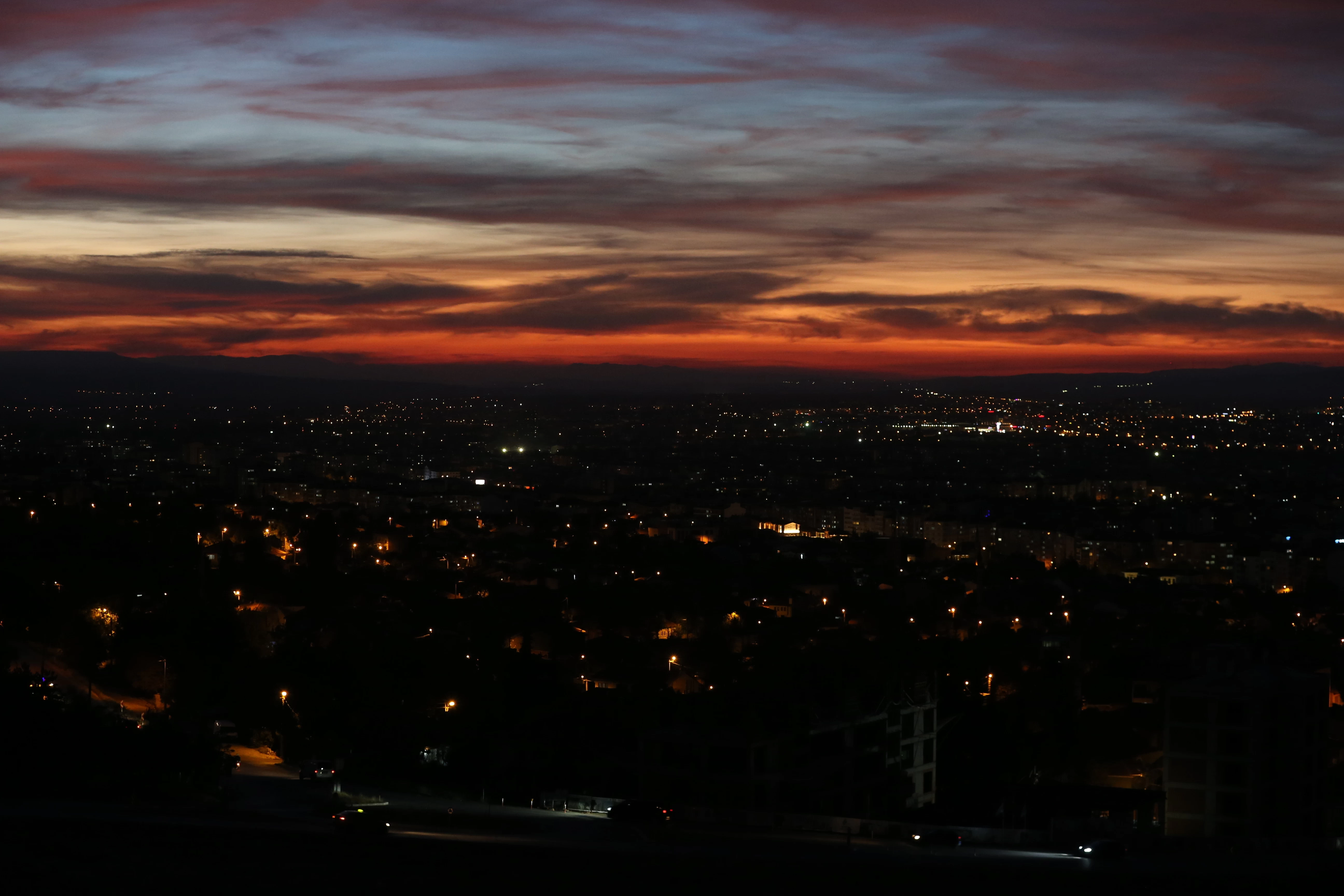 Eskişehir'de gün batımı görsel şölen oluşturdu 4