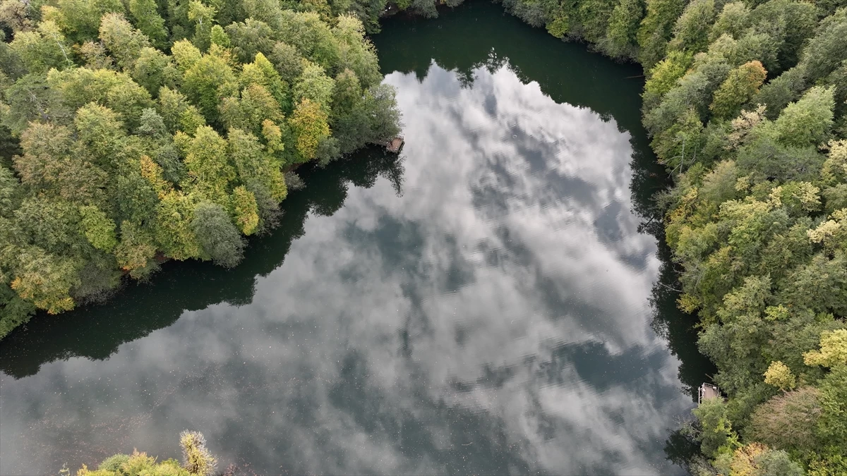 Yedigöller sonbaharın güzelliğini gözler önüne seriyor! 6