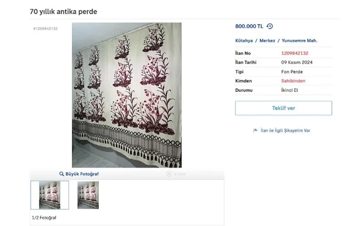 Antika perde furyası rayından çıktı! Fiyatlar abartı... 7