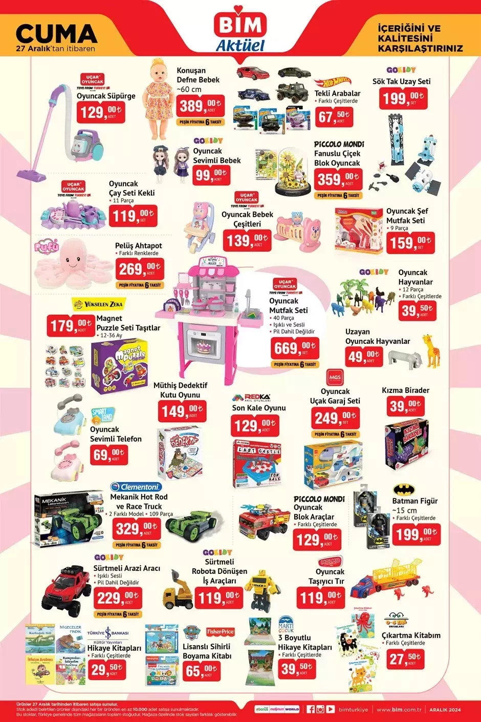 27 Aralık BİM aktüel ürünler kataloğunda yeni yıl fırsatları: Yılbaşı sofranıza şıklık katın... 3
