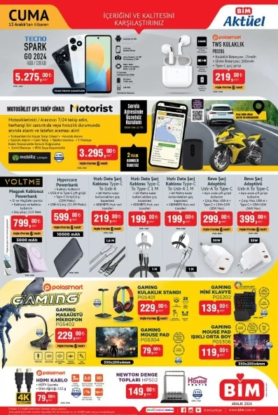 BİM'e yılbaşı süsleri geliyor! 13 Aralık BİM aktüel ürünler kataloğu çıktı! 8