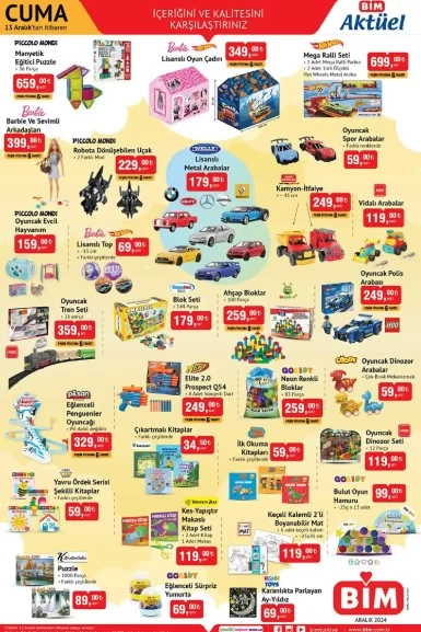 BİM'e yılbaşı süsleri geliyor! 13 Aralık BİM aktüel ürünler kataloğu çıktı! 6