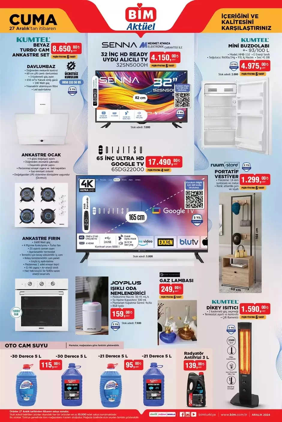 27 Aralık BİM aktüel ürünler kataloğunda yeni yıl fırsatları: Yılbaşı sofranıza şıklık katın... 4