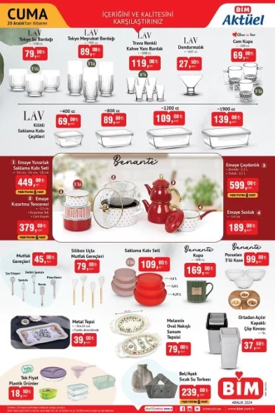 20 Aralık 2024 BİM aktüel: Haftanın son fırsat ürünleri cazip fiyatlarla... 3
