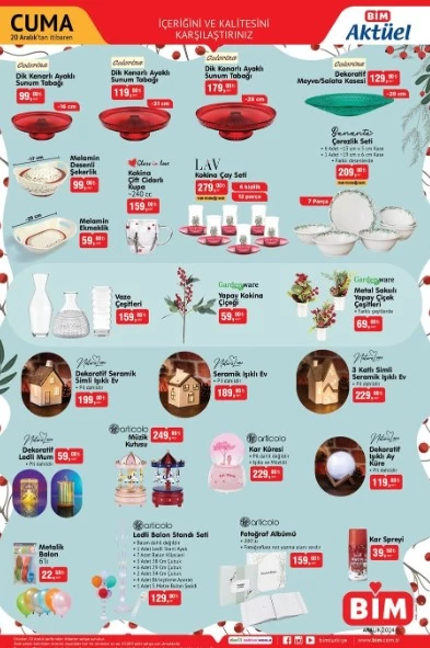 20 Aralık 2024 BİM aktüel: Haftanın son fırsat ürünleri cazip fiyatlarla... 4