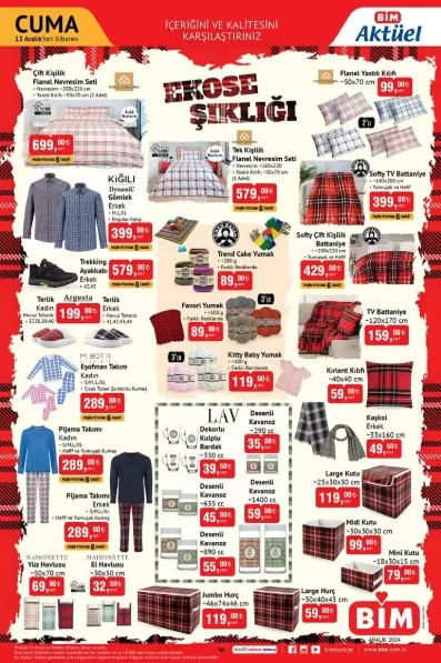 BİM'e yılbaşı süsleri geliyor! 13 Aralık BİM aktüel ürünler kataloğu çıktı! 3