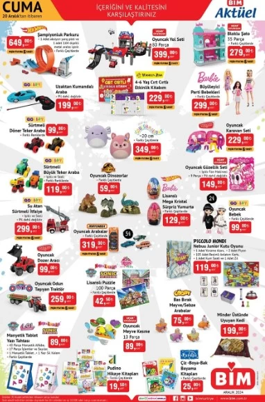 20 Aralık 2024 BİM aktüel: Haftanın son fırsat ürünleri cazip fiyatlarla... 5
