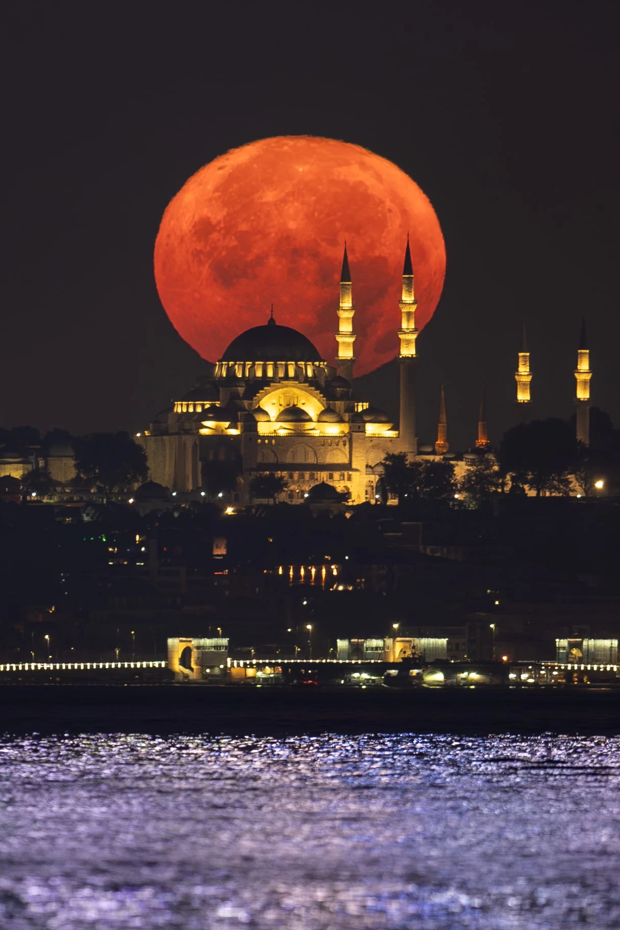 İstanbul'dan dolunay manzaraları 7